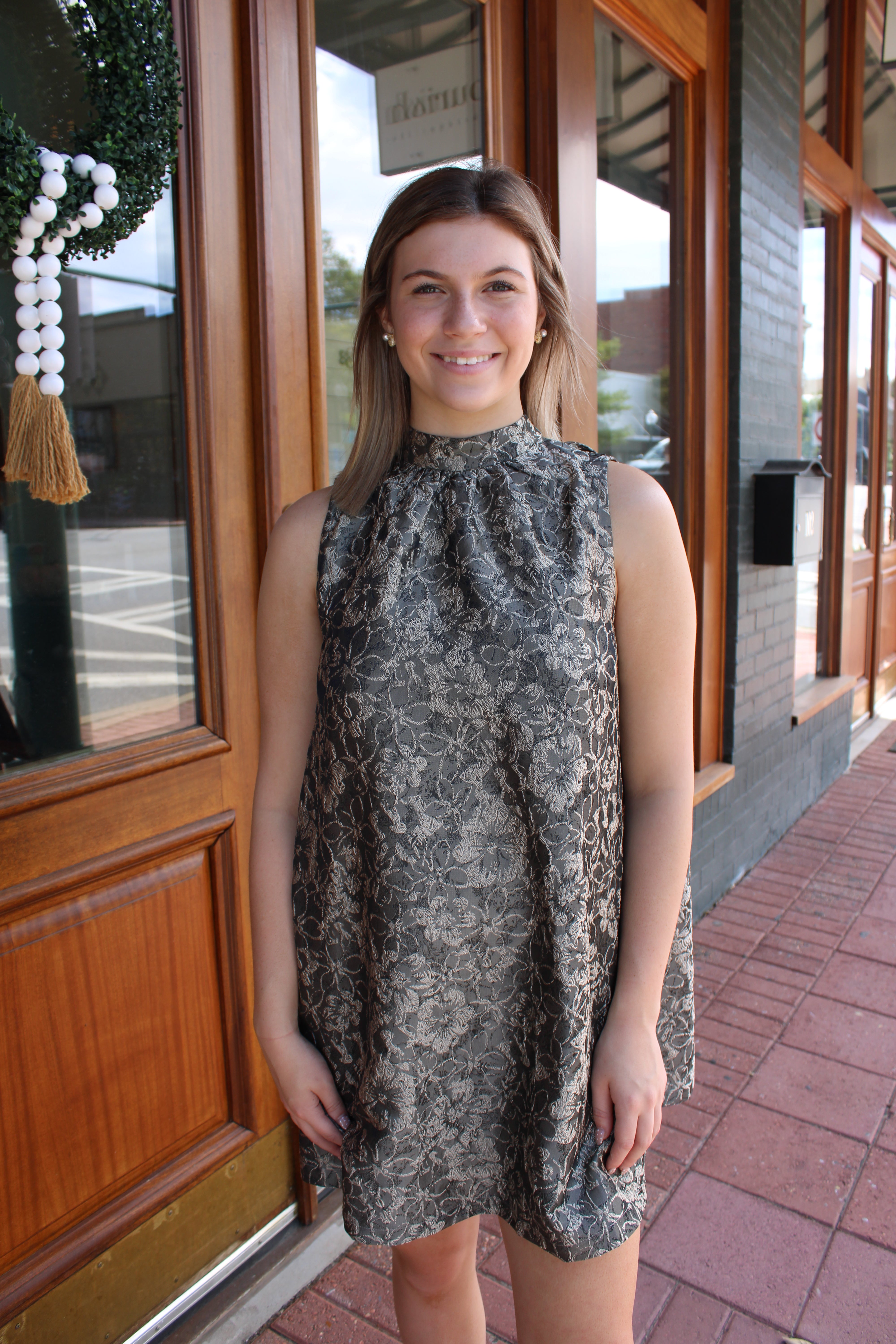 Glynda Dress (Olive)