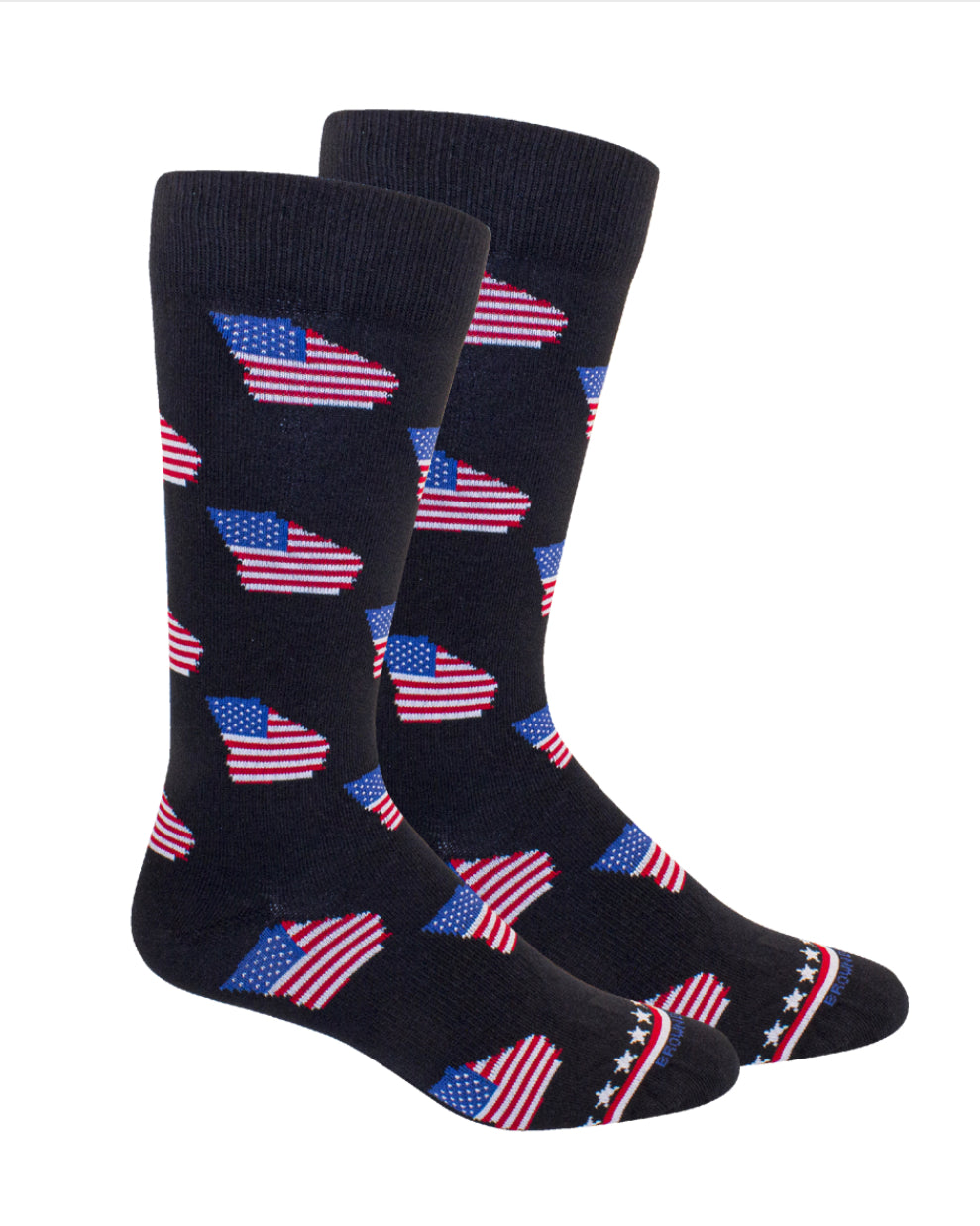 Brown Dog Socks - Georgia (Navy)
