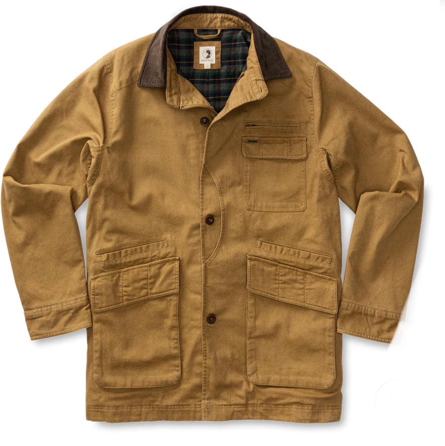 Duck Head Field Canvas Barn Coat - Dull Gold
