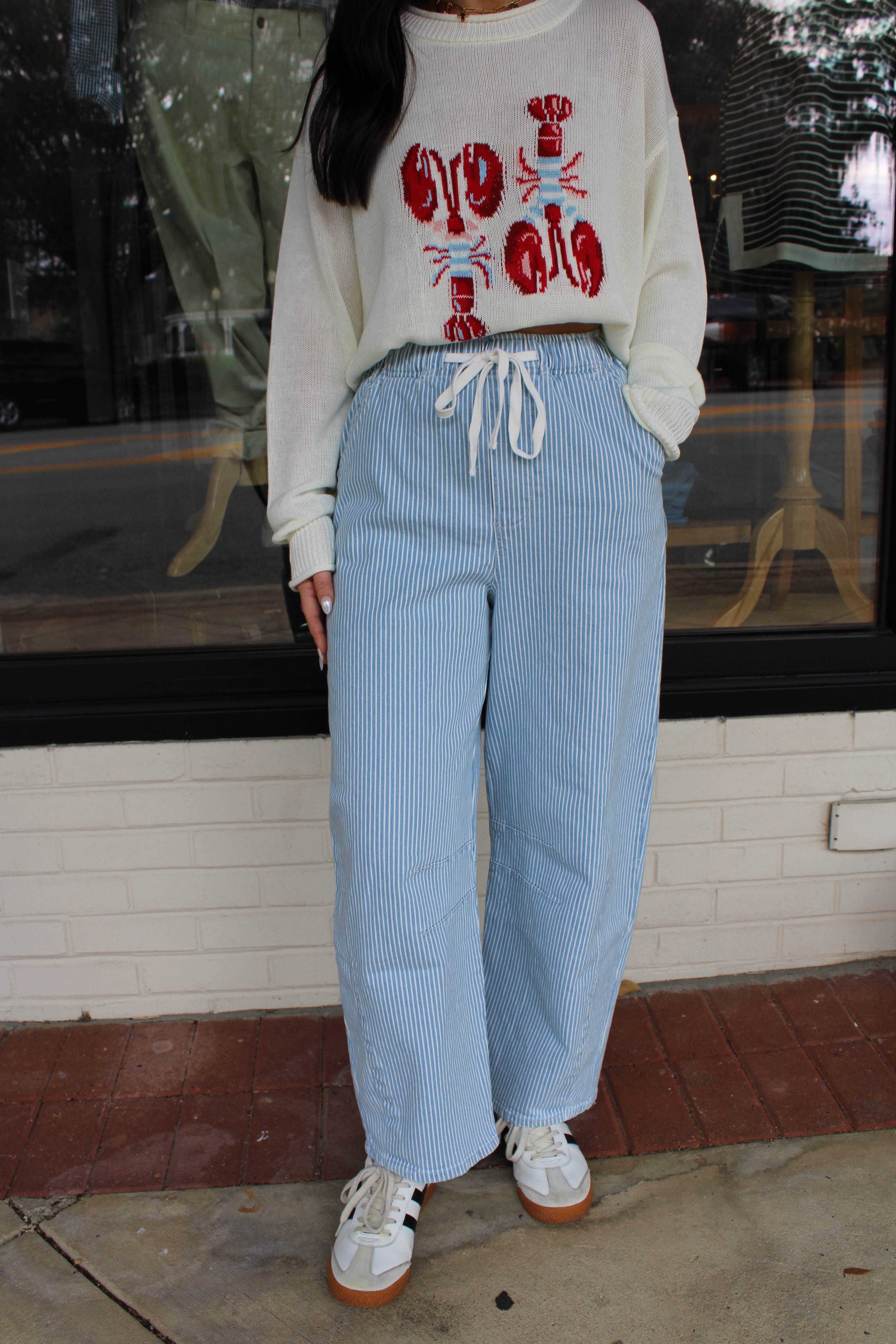 Katie Pinstripe Denim