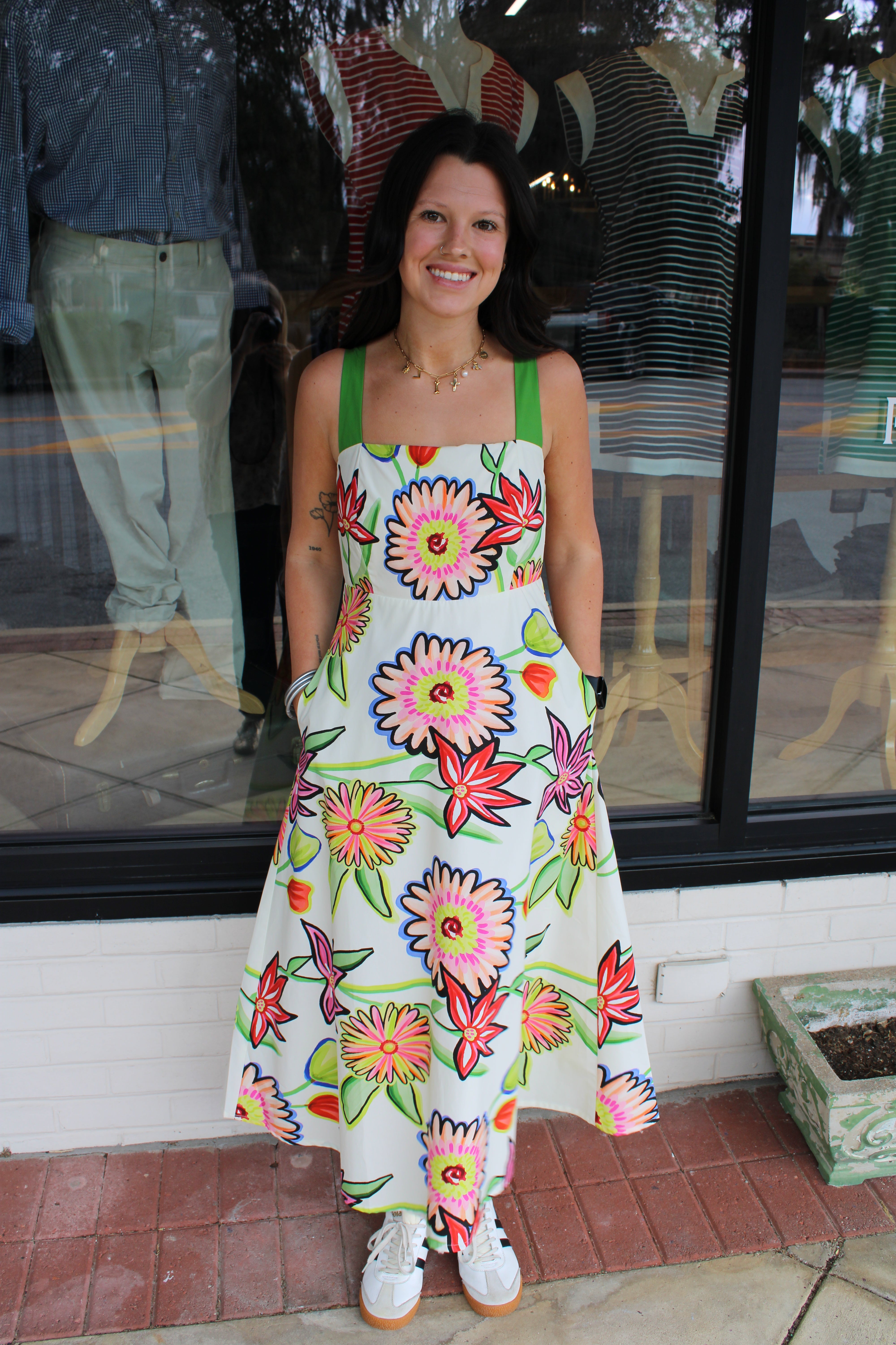 Madelyn Midi Dress (Bloom)