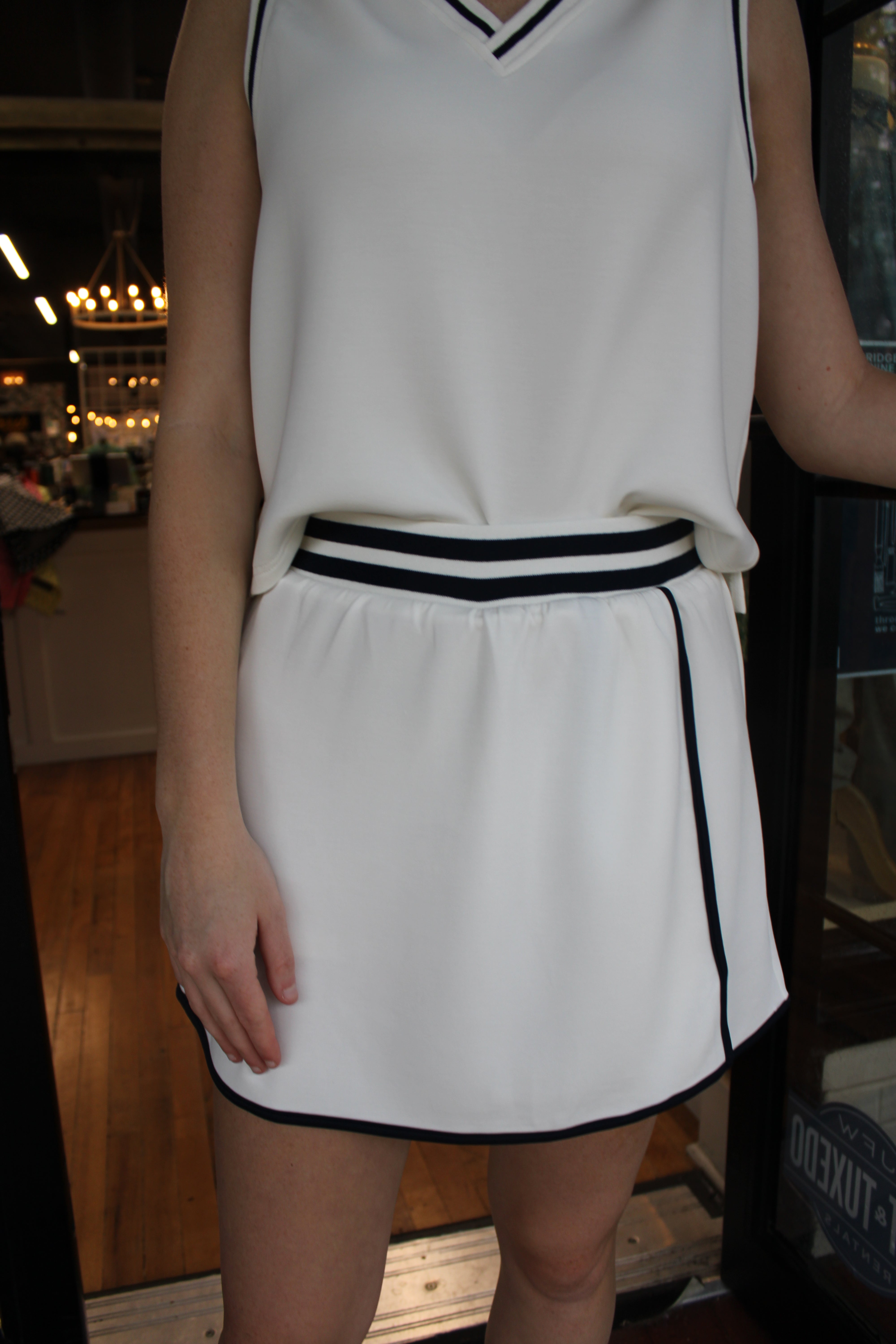 Serena Skort - White