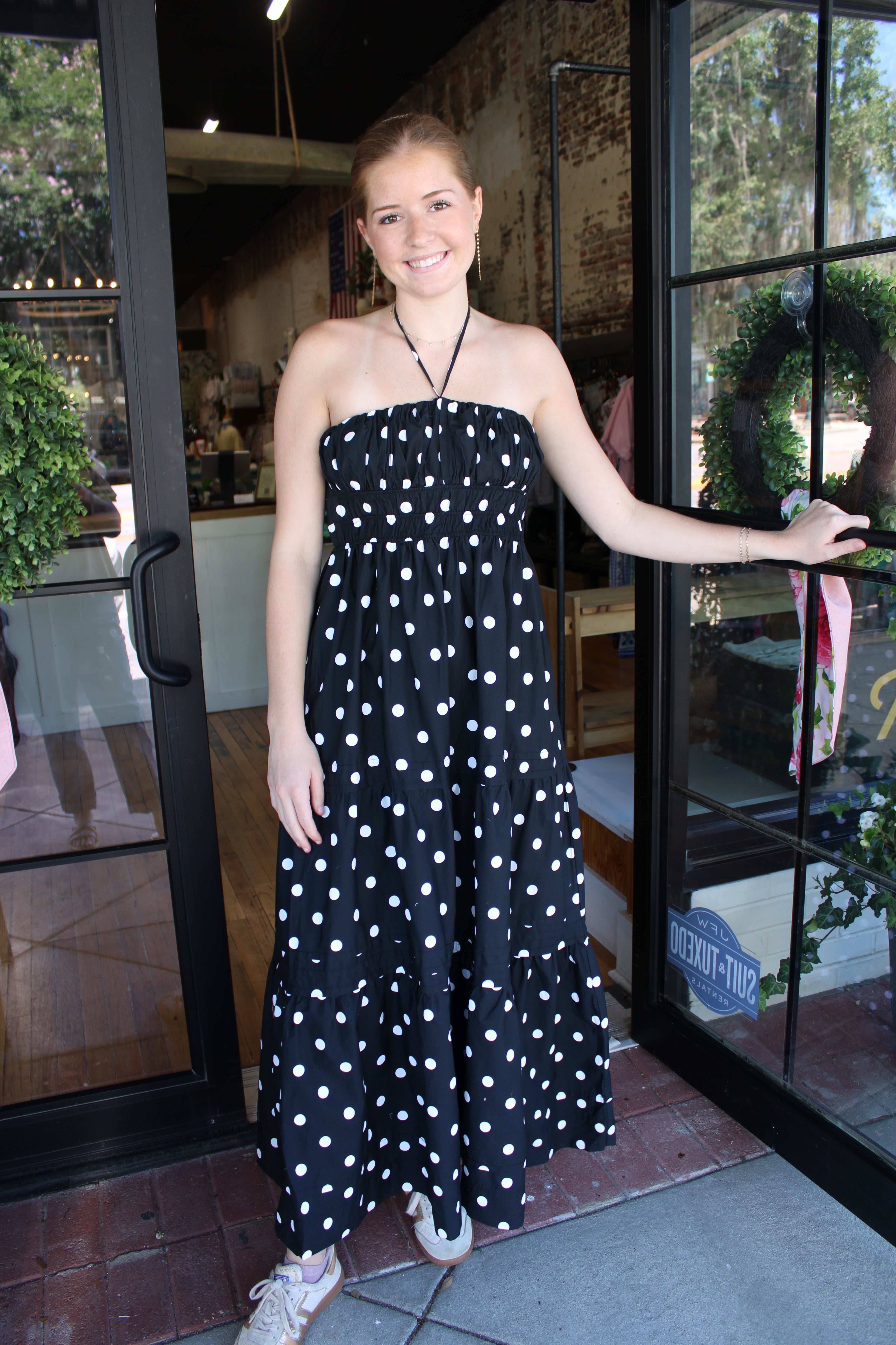 Lancia Dress (Black/White)