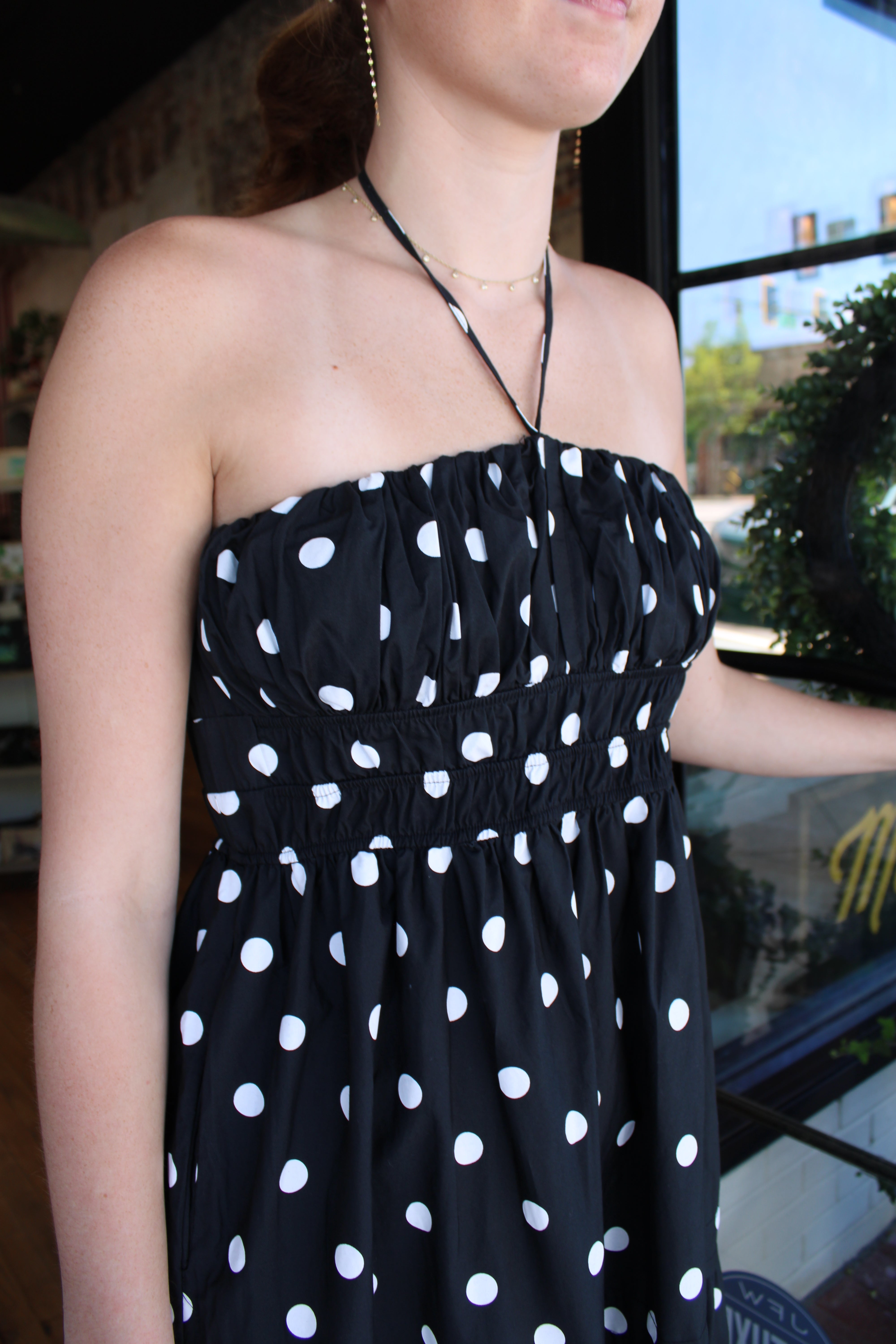 Lancia Dress (Black/White)