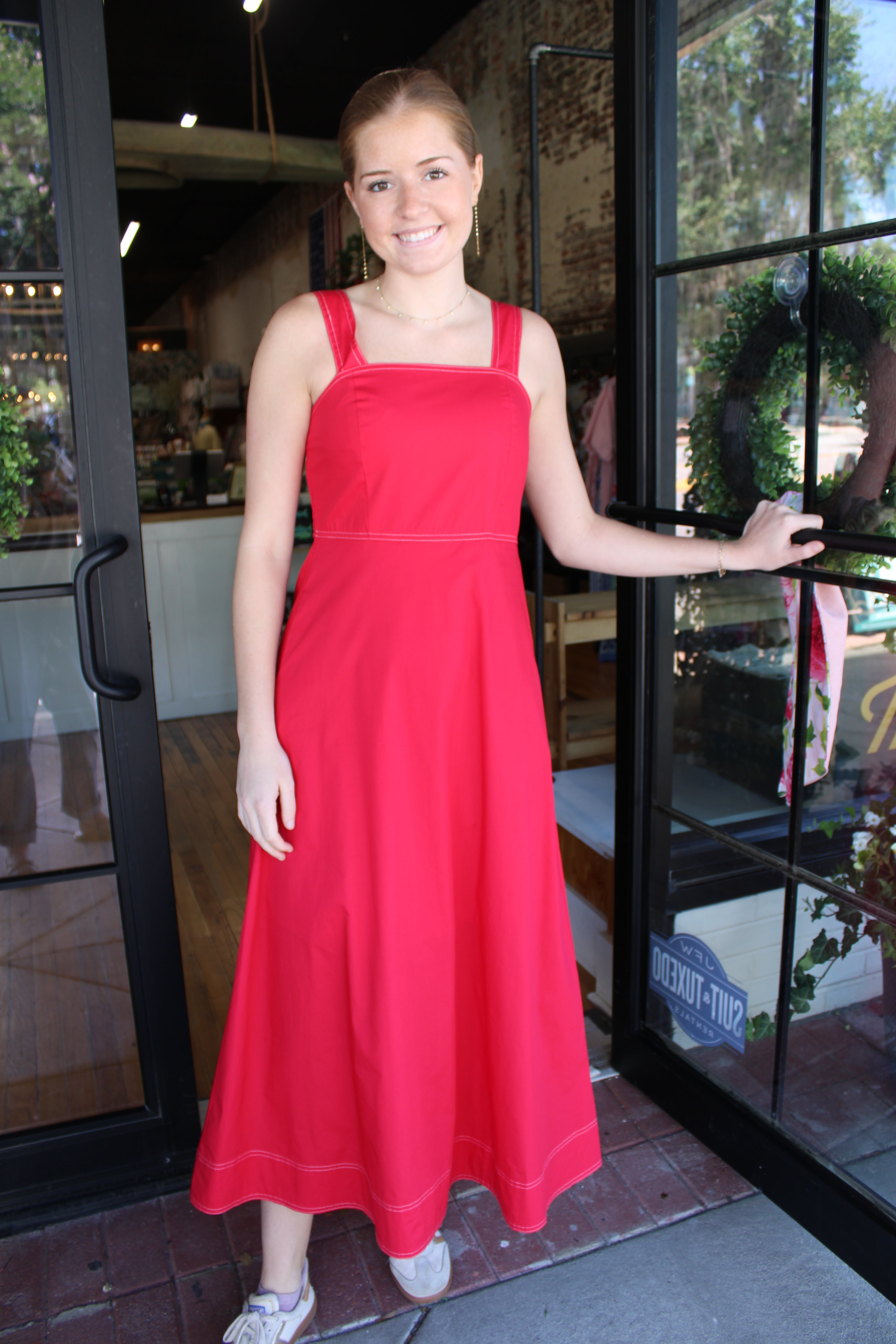 Betty Maxi Dress - Red