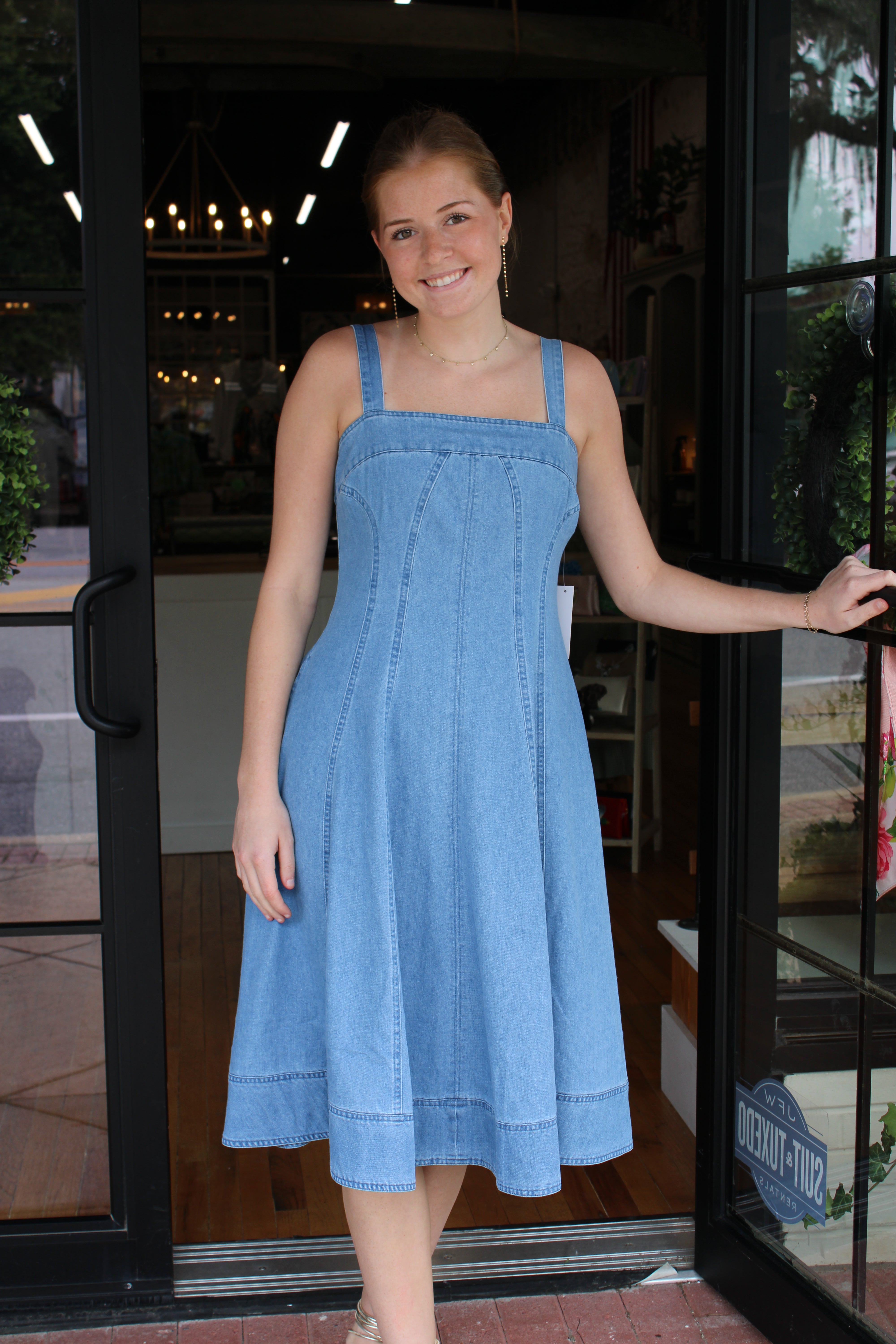Demi Dress - Denim