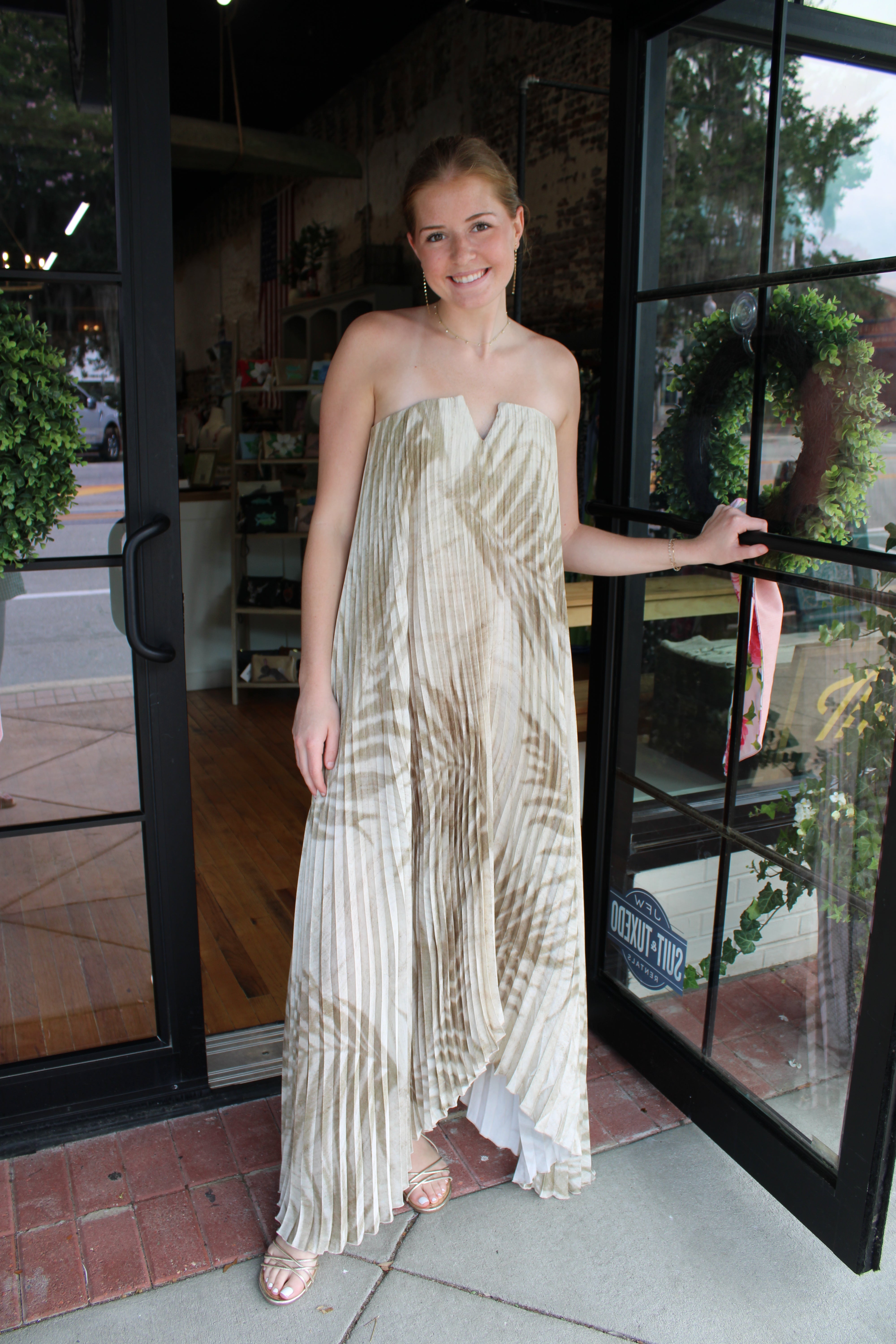 Pamela Dress - Sandstone