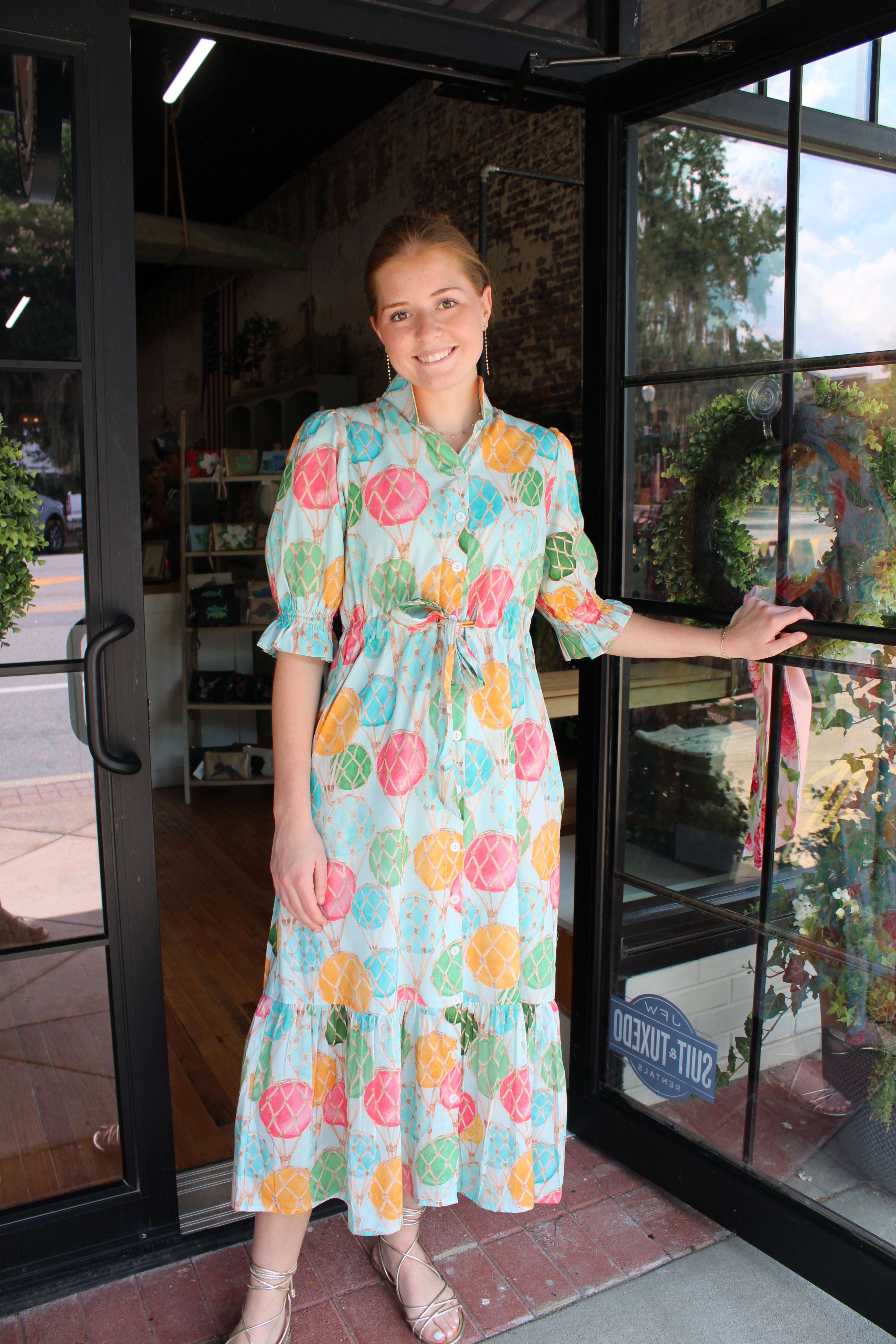 Holly Shae - Catherine Dress (Buoyant Buoys) *final sale*