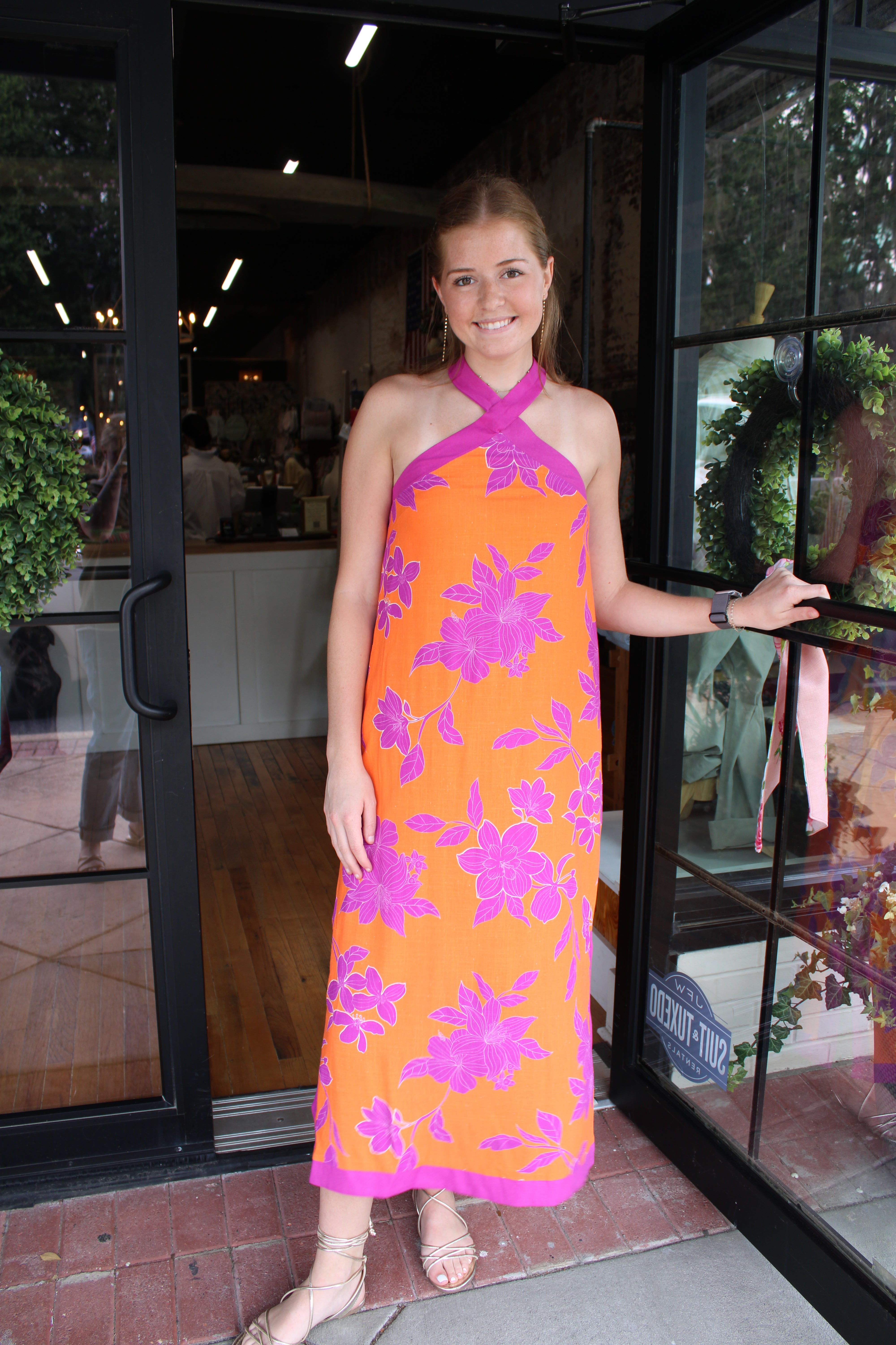 Hattie Dress - Orange