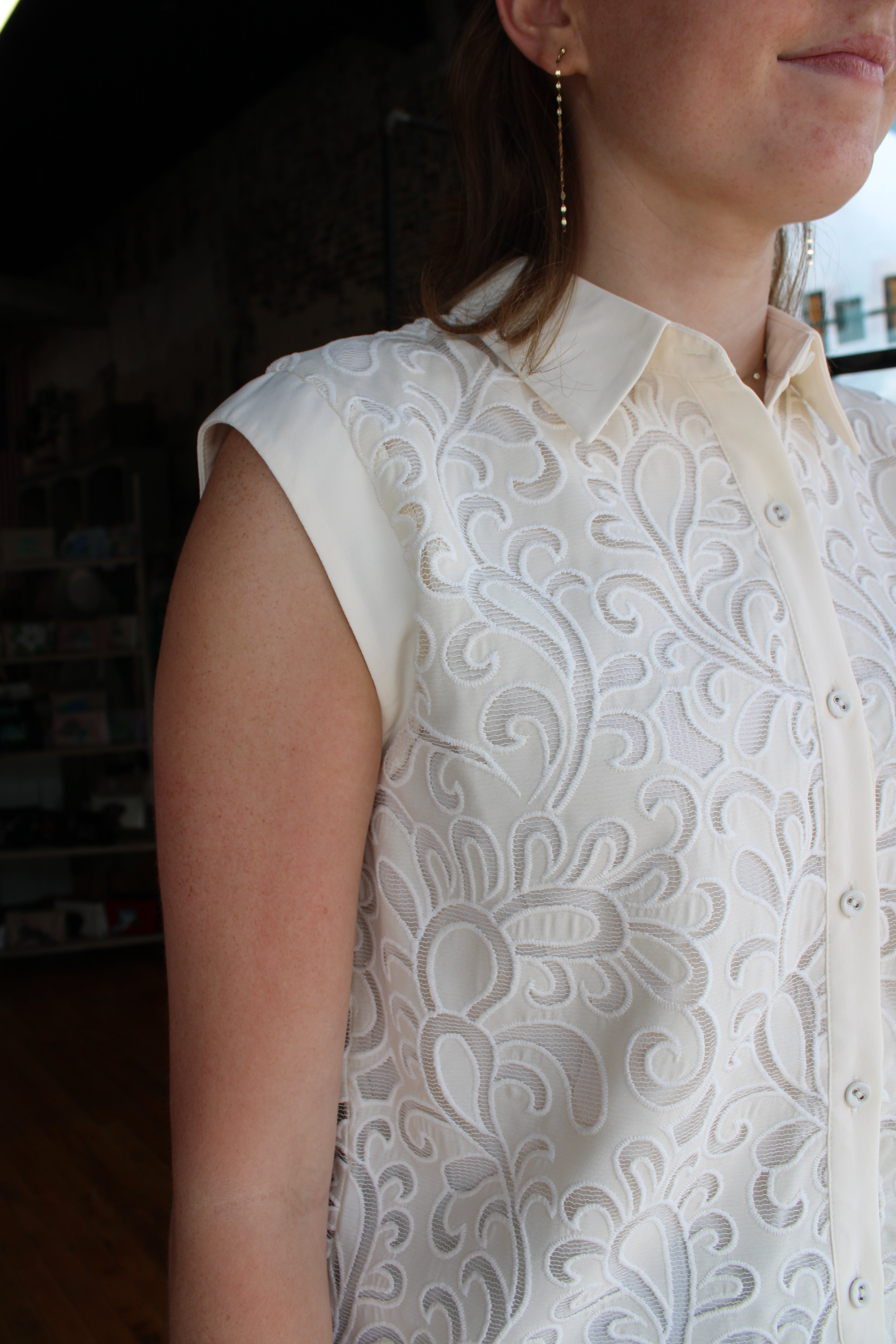 Kennedy Blouse - Ivory