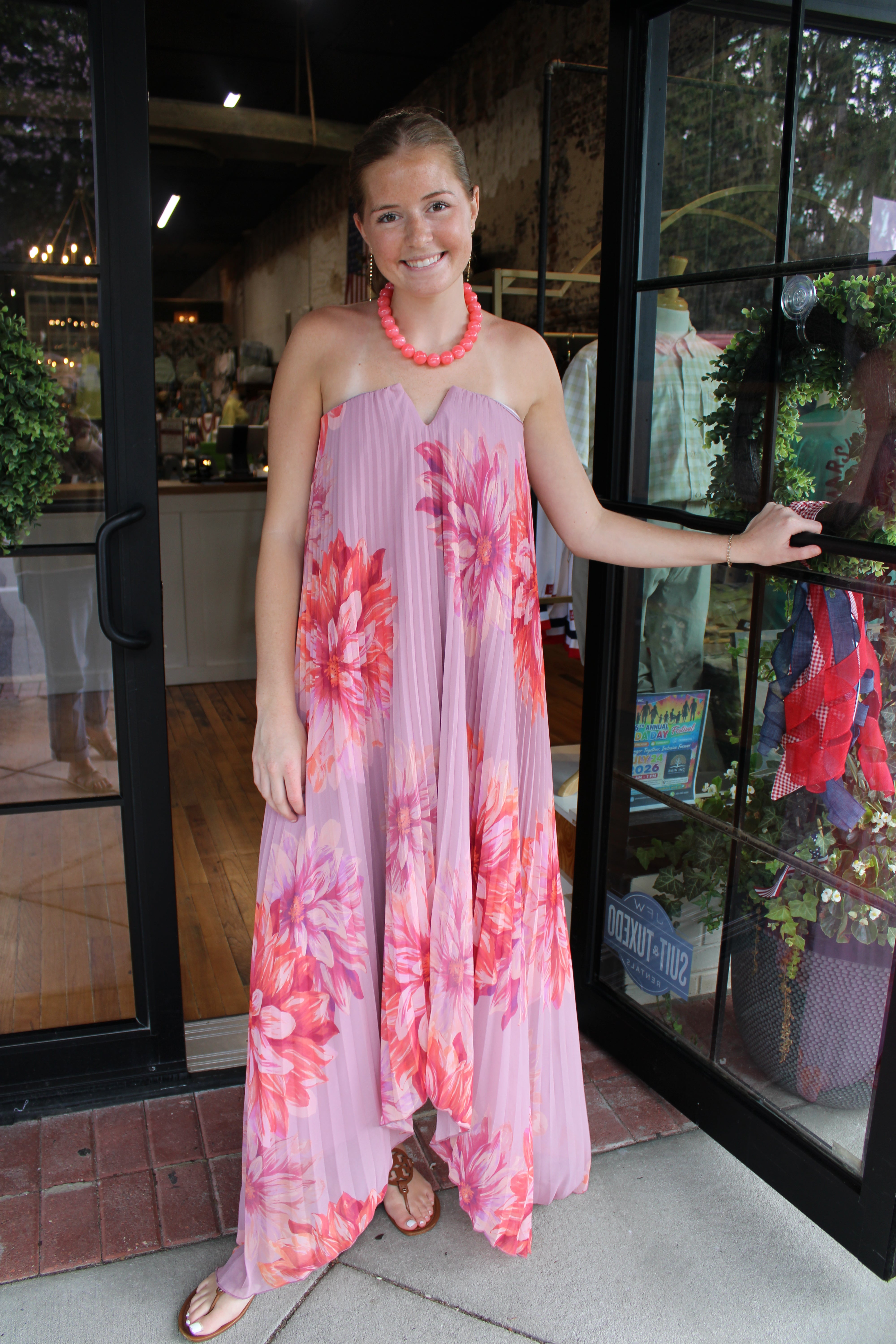 Dahlia Dress - Garden