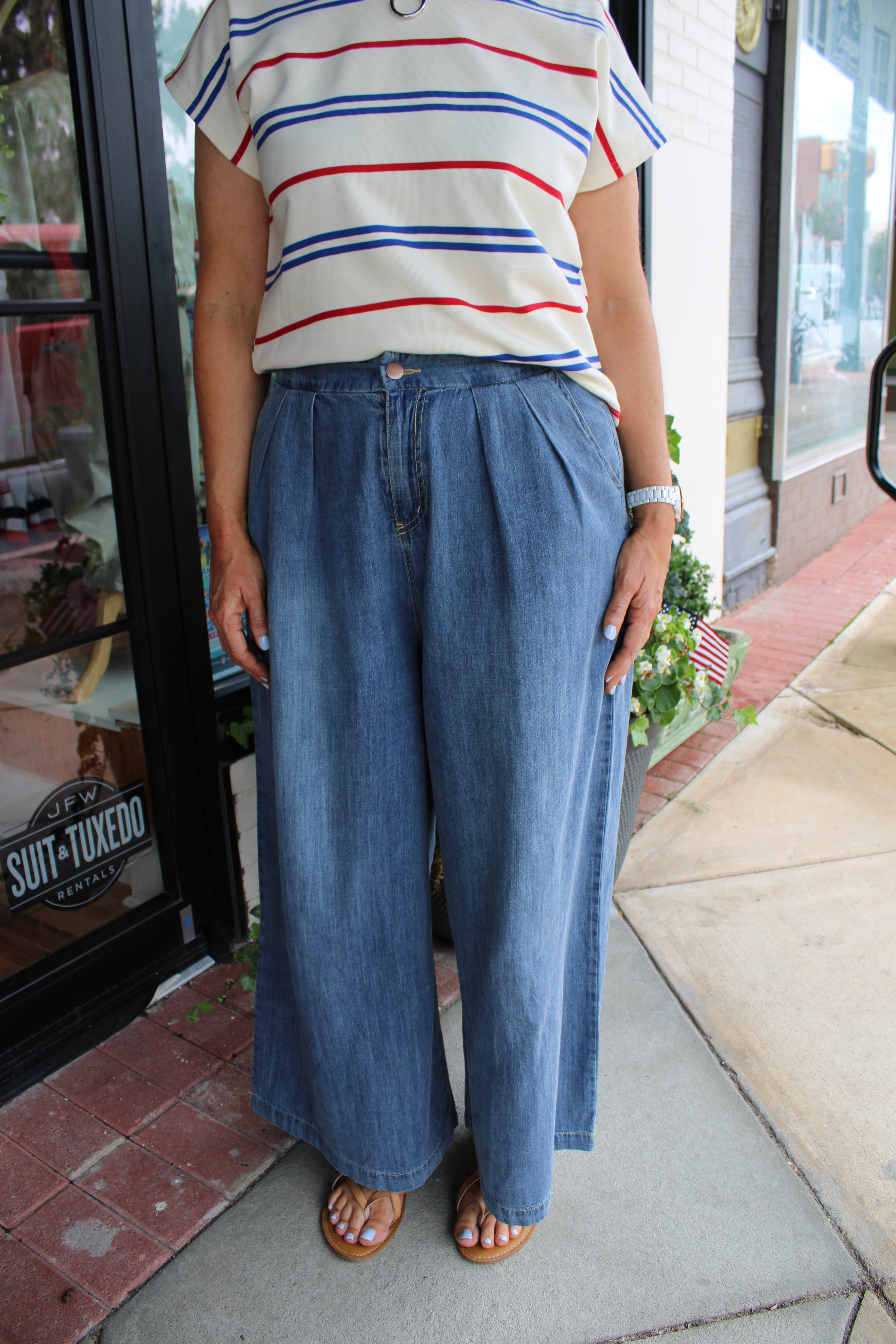 Lana Pant - Denim Blue