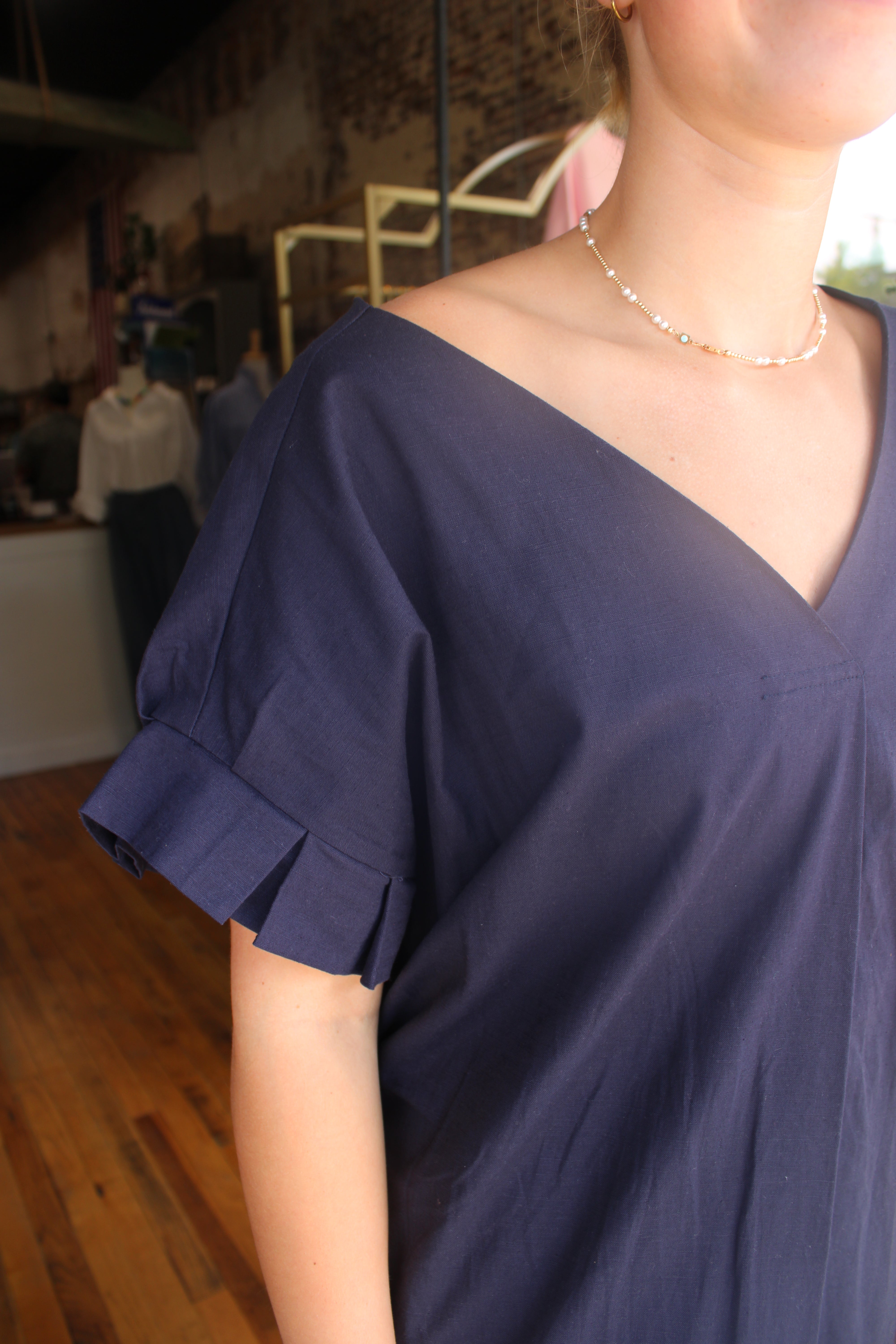 Julie Dress (Navy)