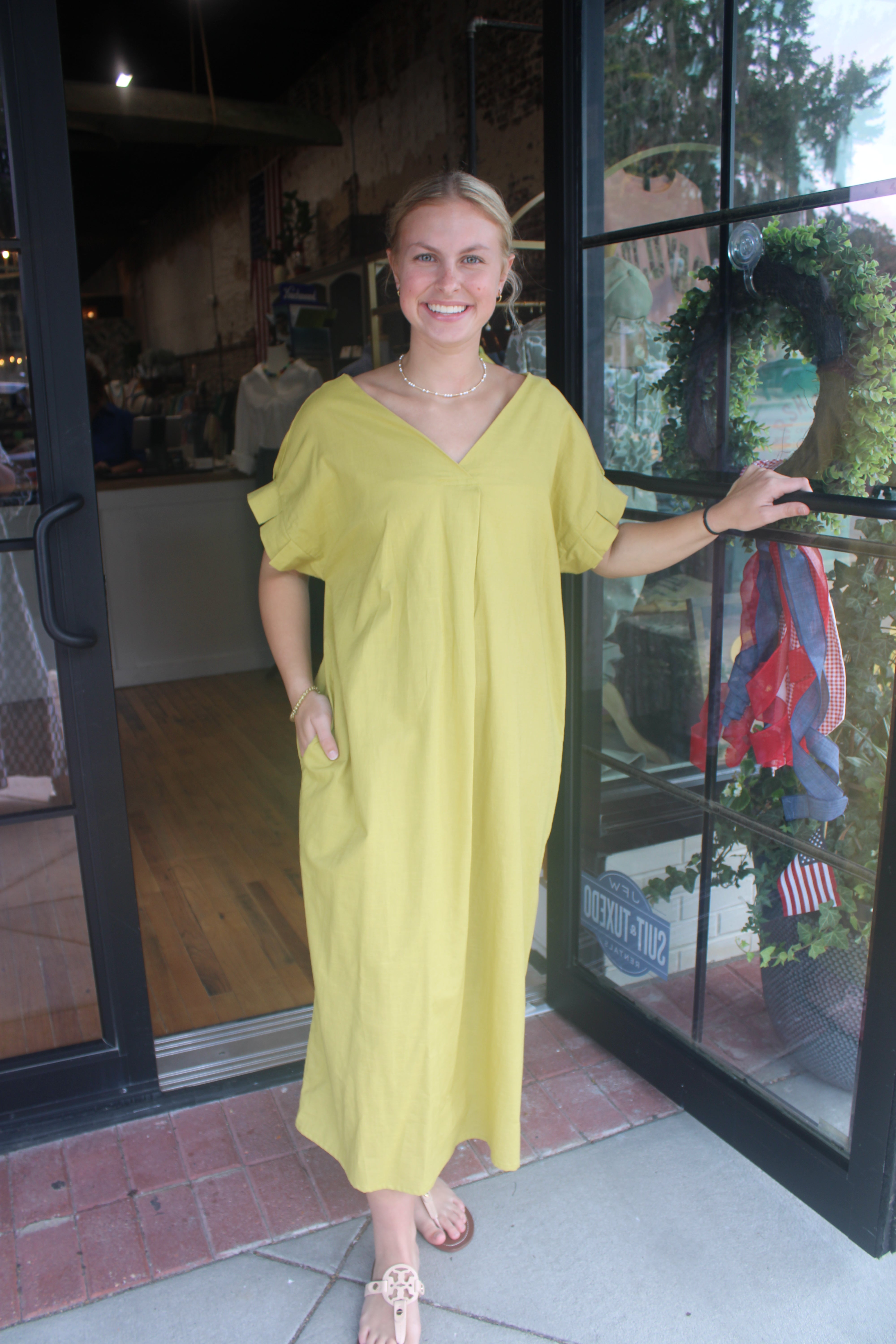 Julie Dress (Mustard)