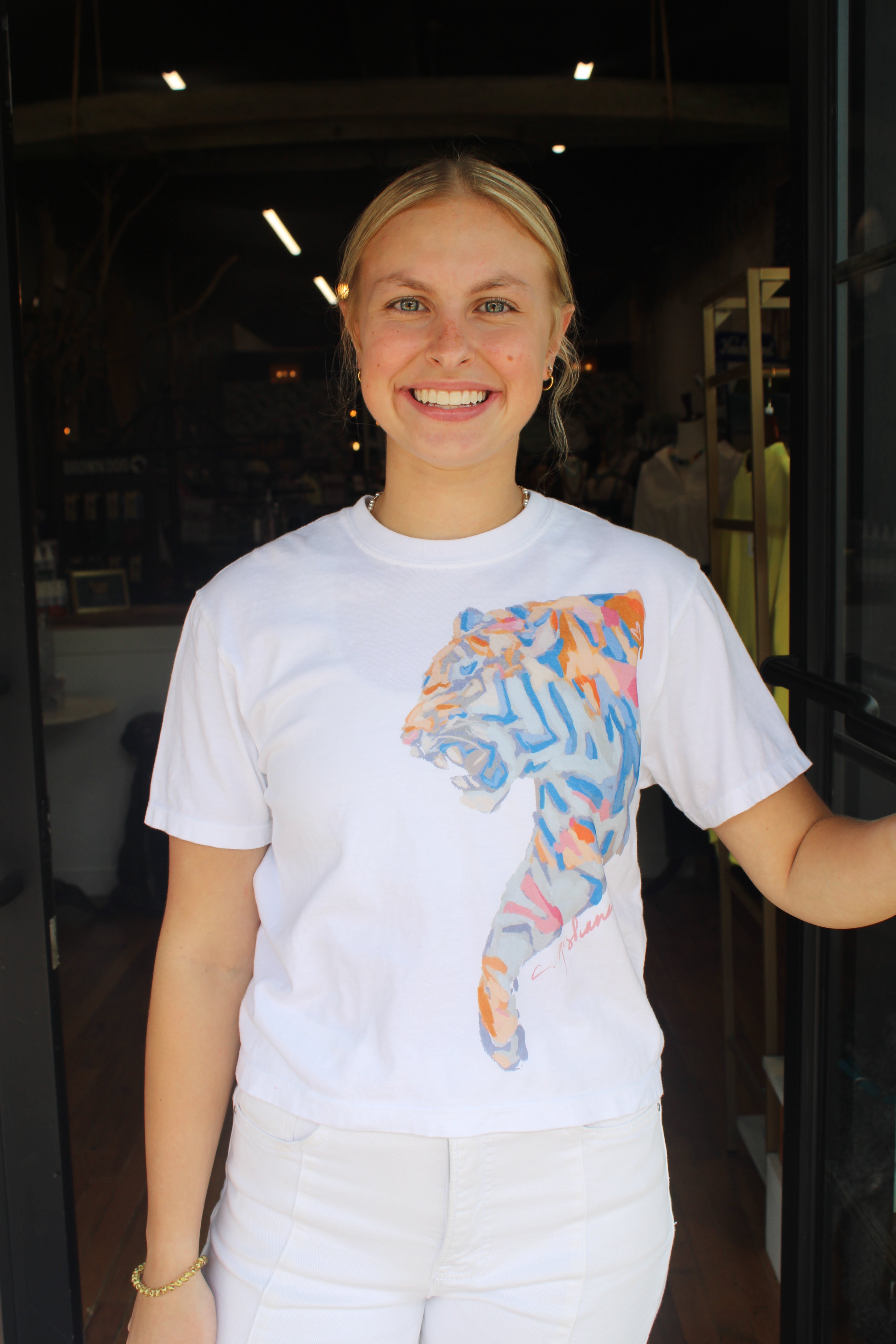 Chelsea McShane Tee - Tiger Blue Roar