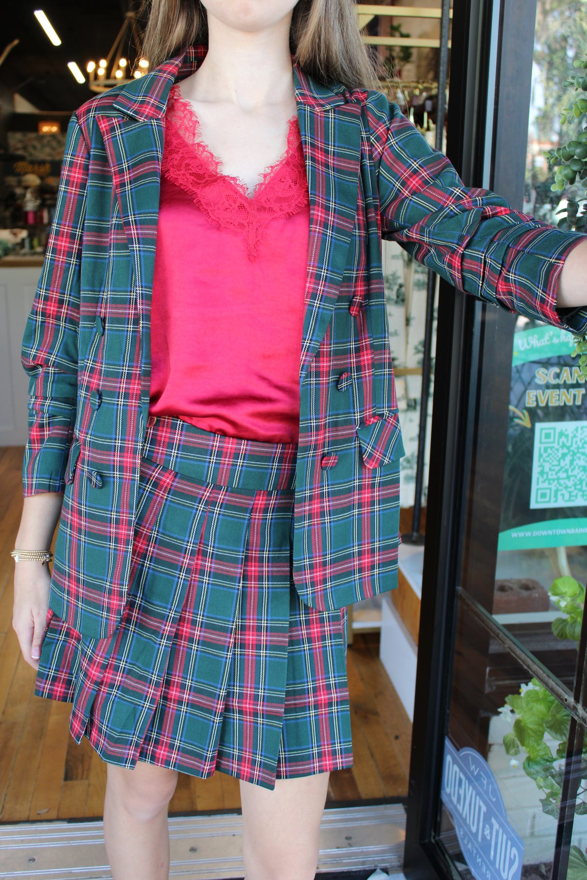 Hollis Jacket - Green Plaid