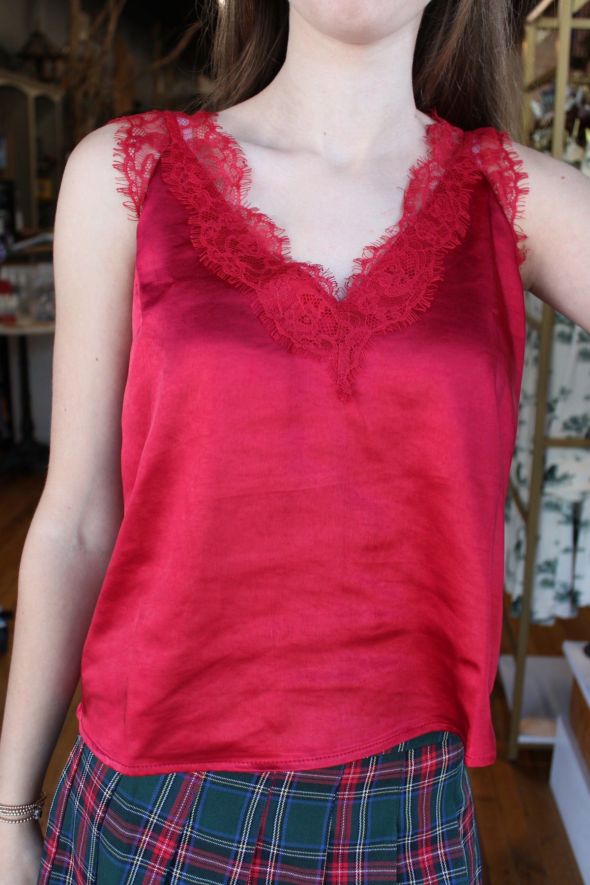 Ruby Top - Red
