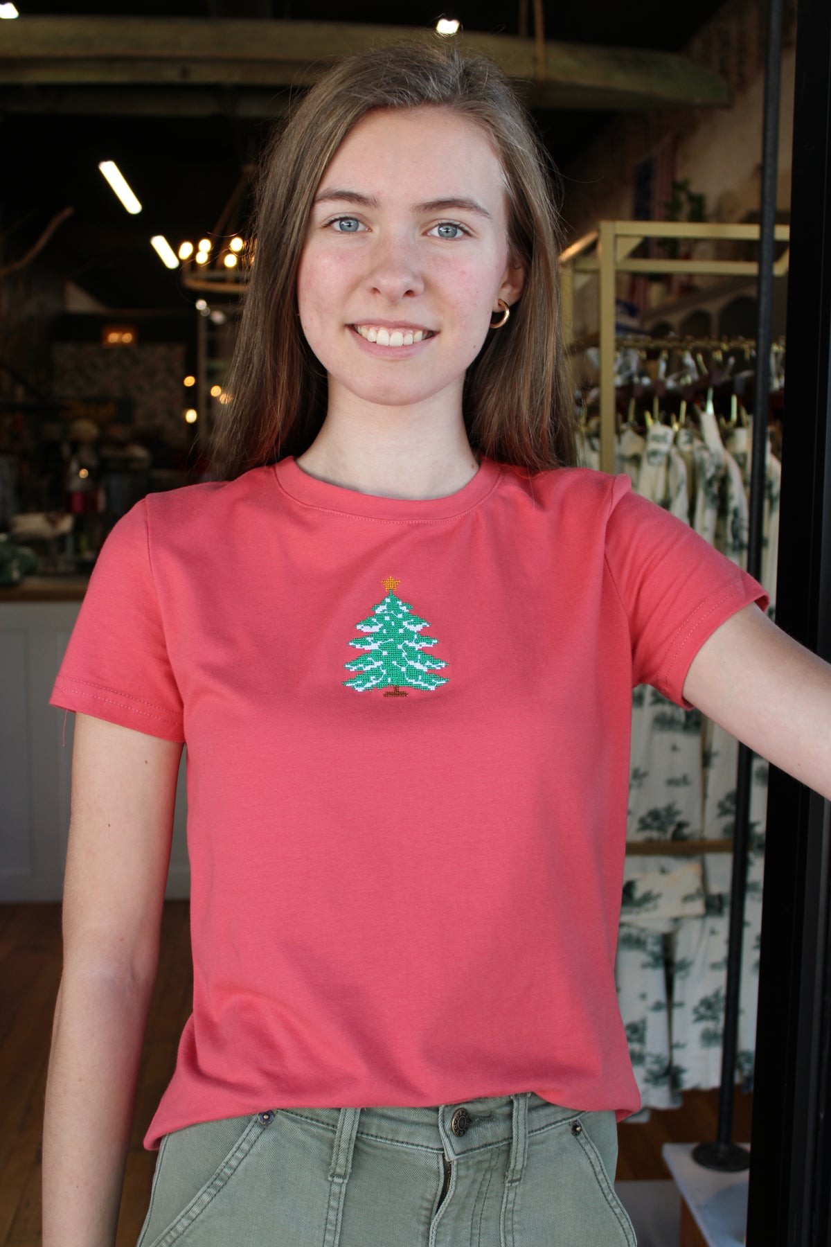 Christmas Tee - Vintage Red