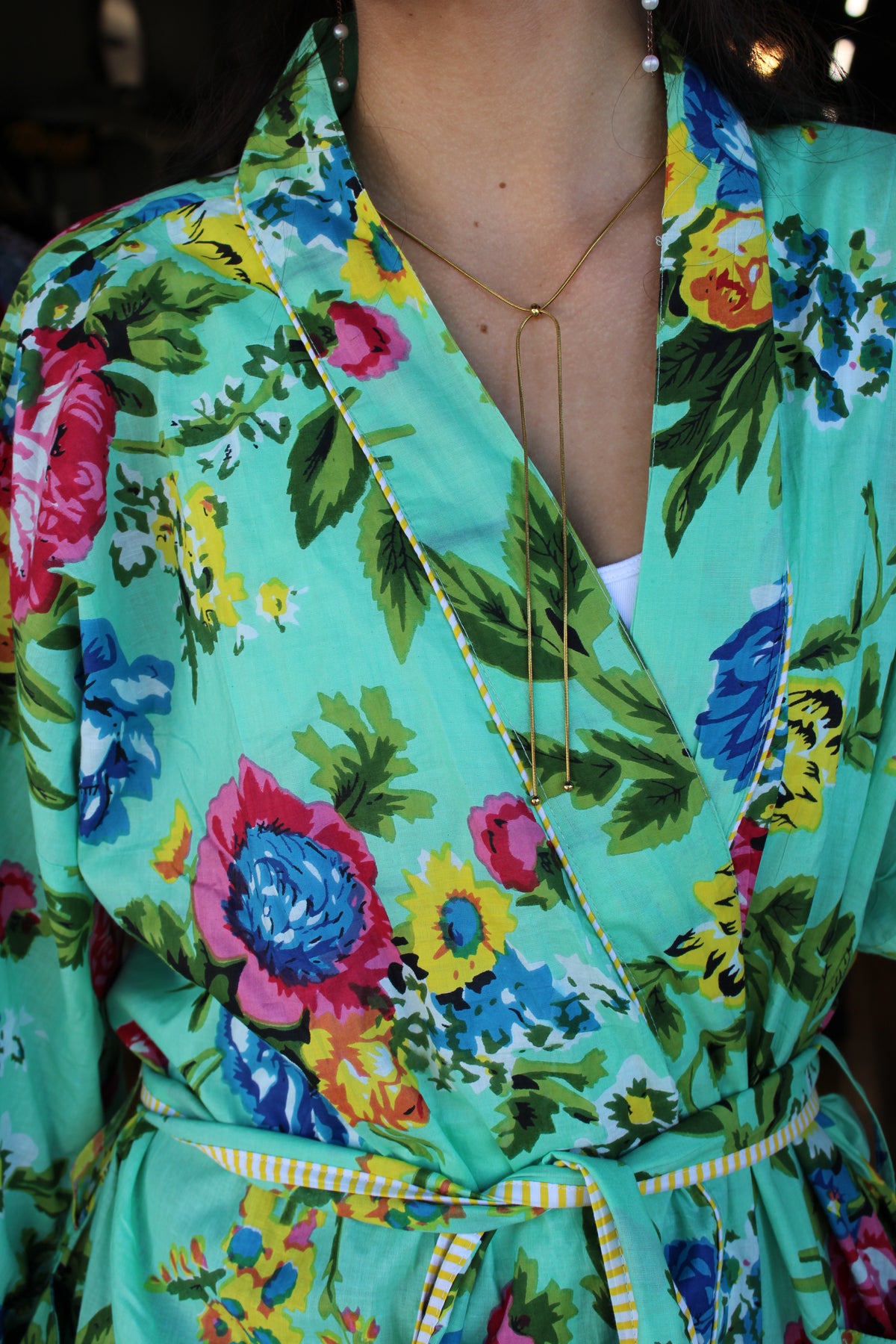 Printed Cotton Robe