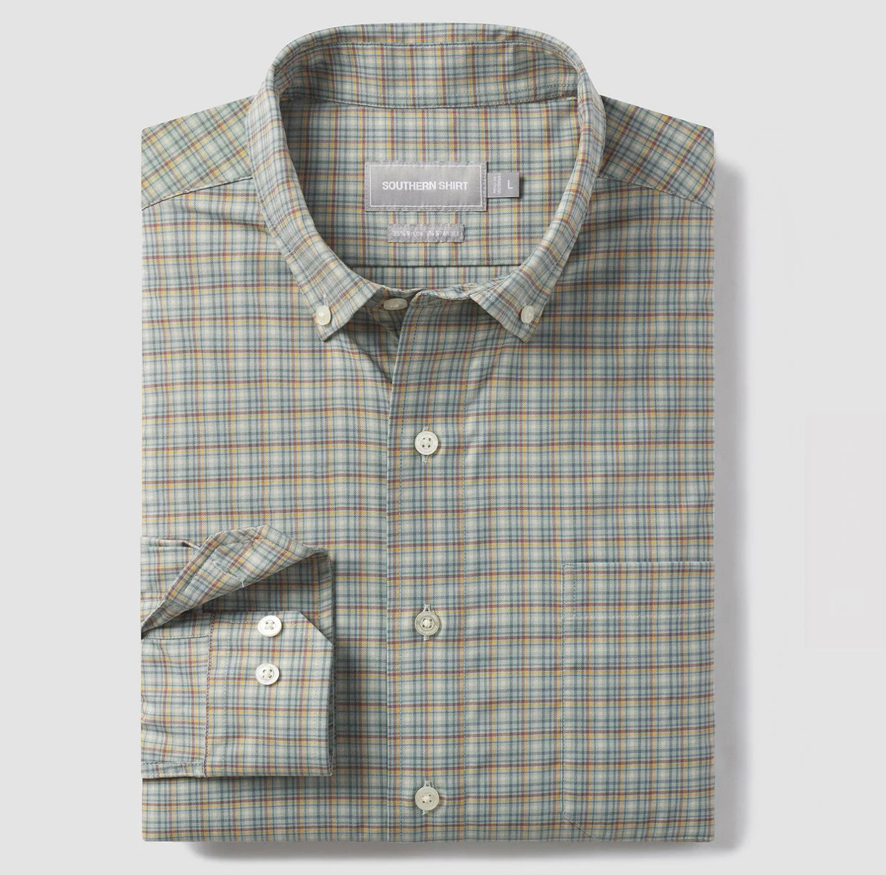 SSCO Whitaker Plaid LS Button Down -Thyme