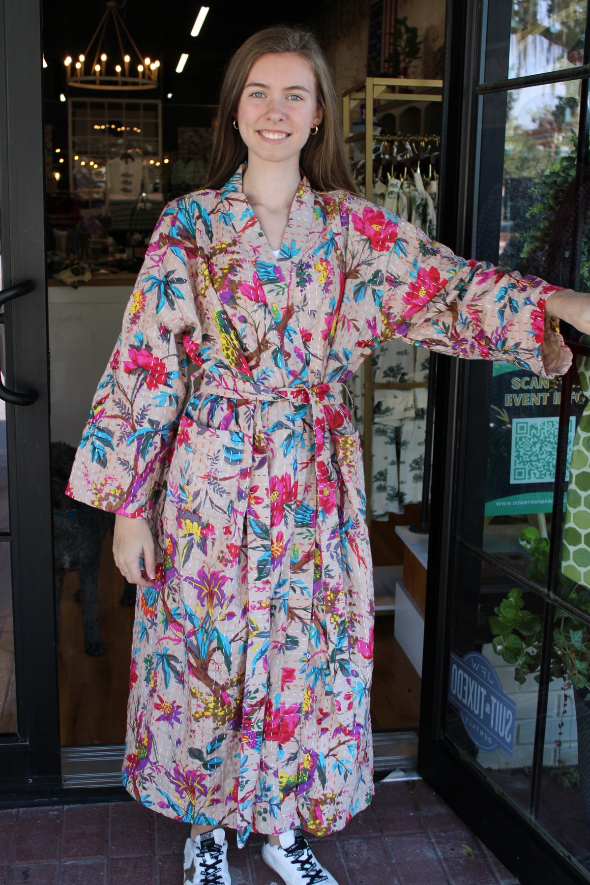 Quilted Kantha Robe