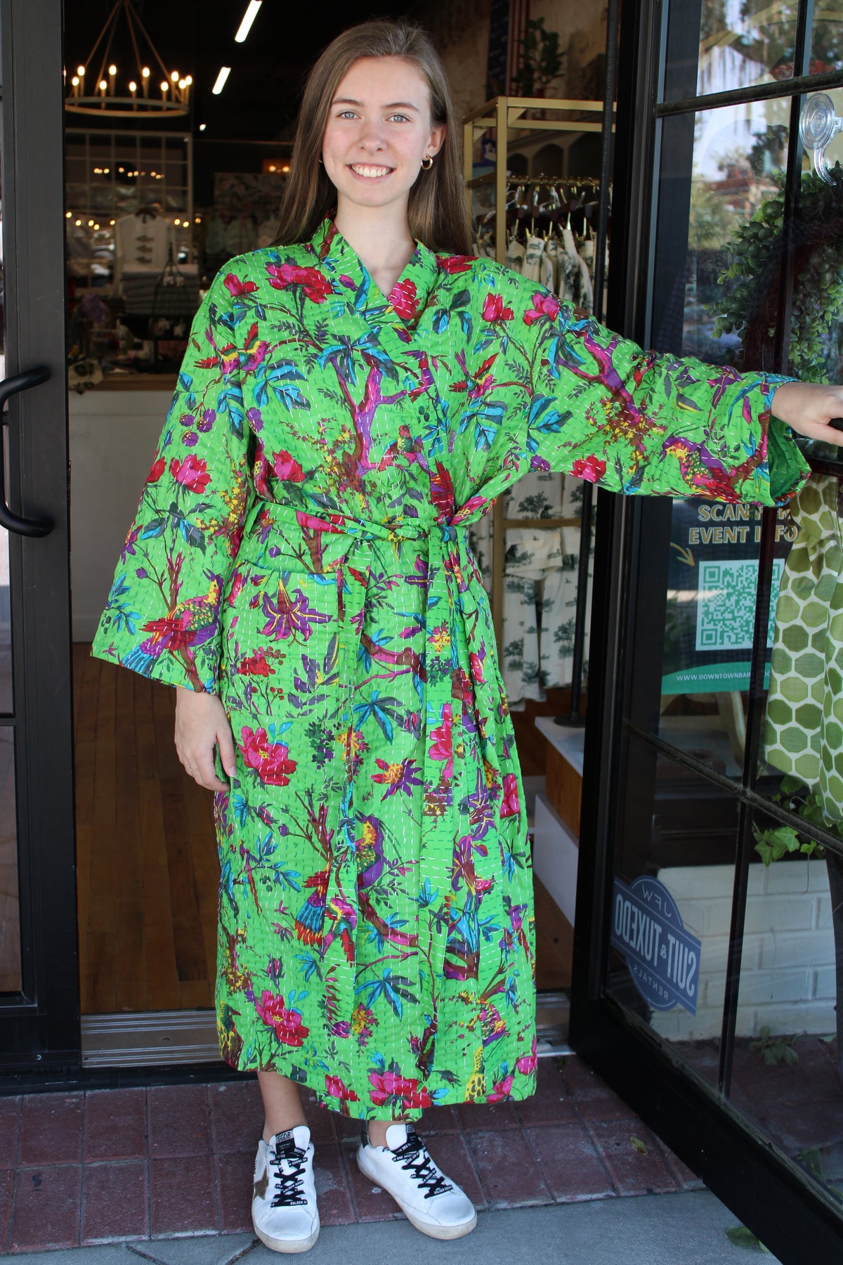 Quilted Kantha Robe