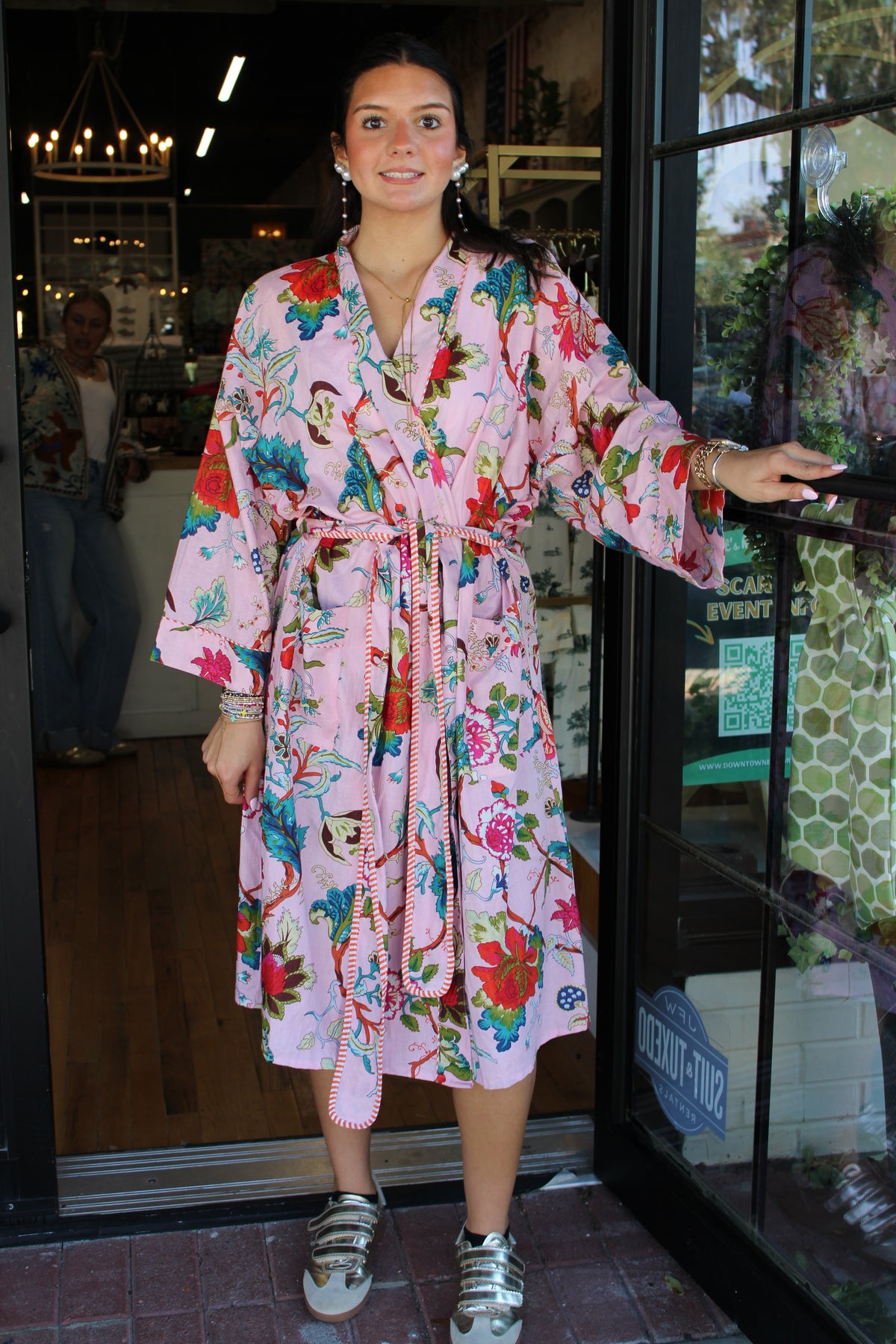 Printed Cotton Robe