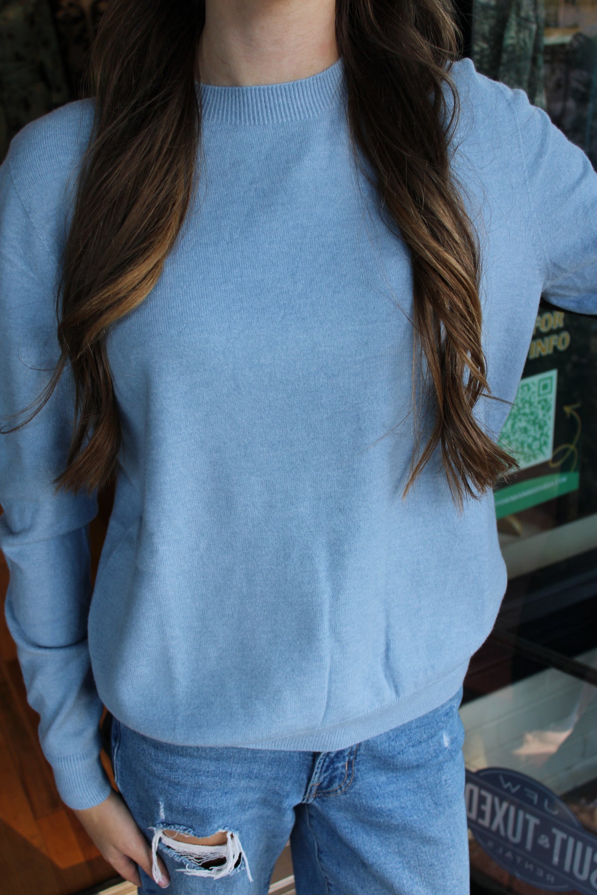 Lance Sweater - Sky Blue