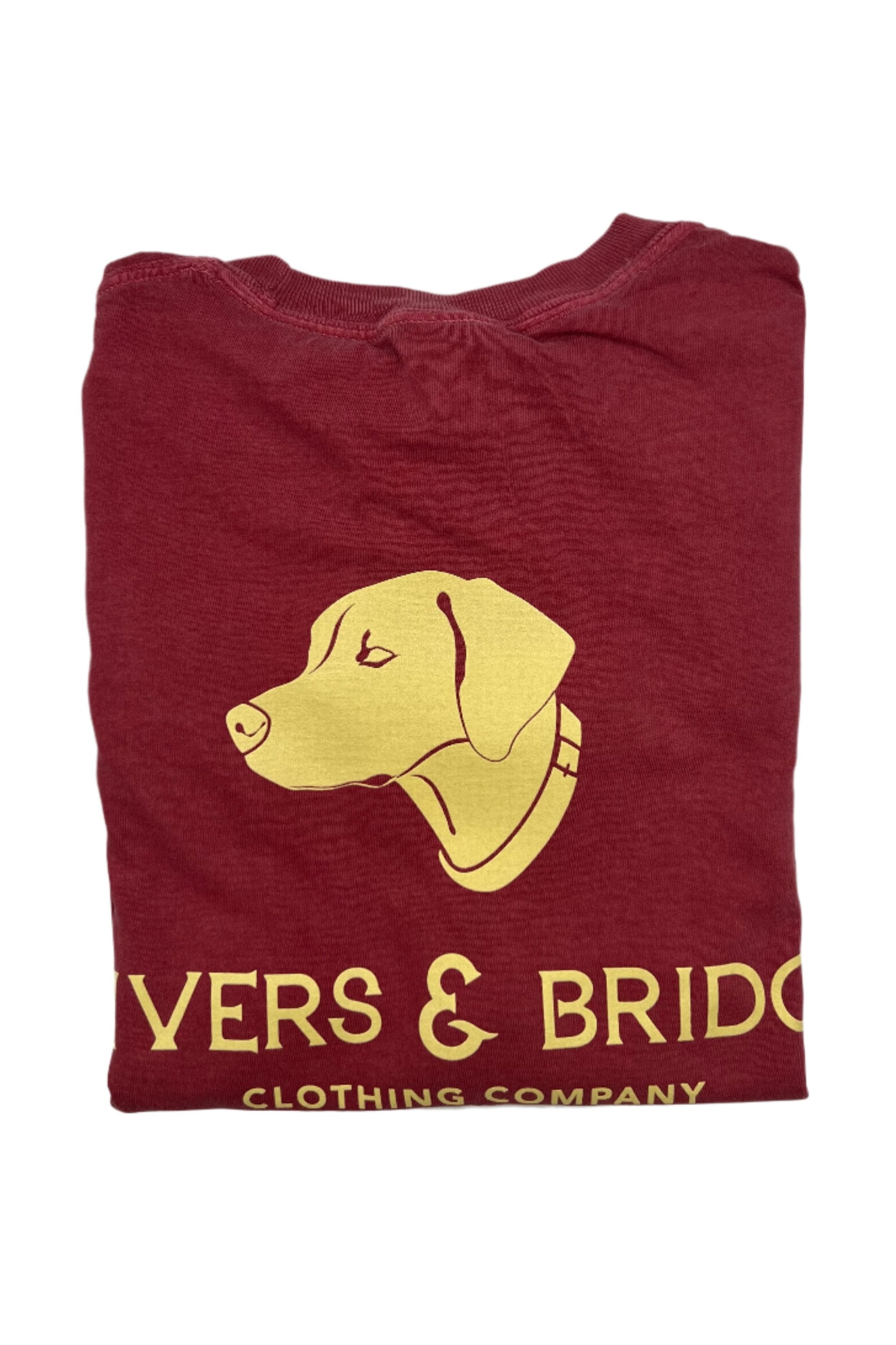Rivers & Bridge - Youth Game Day Logo Tee (Garnet/Gold)