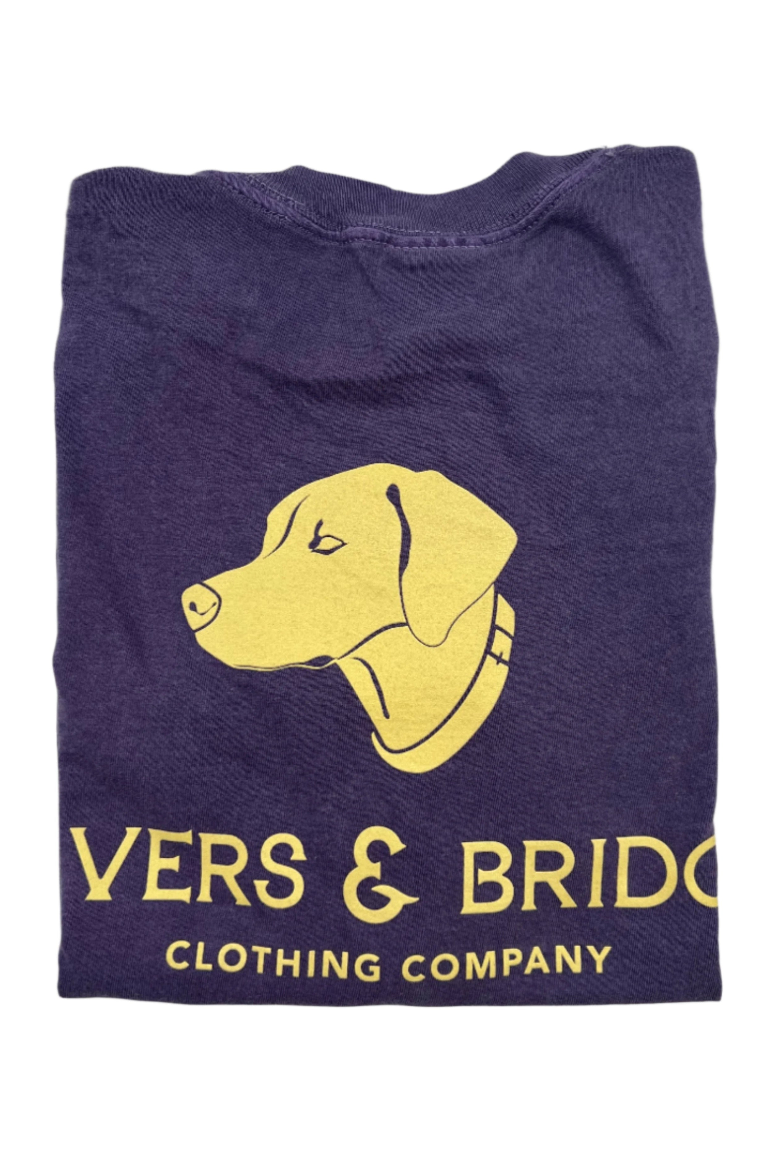 Rivers & Bridge - Youth Game Day Logo Tee (Purple/Gold)