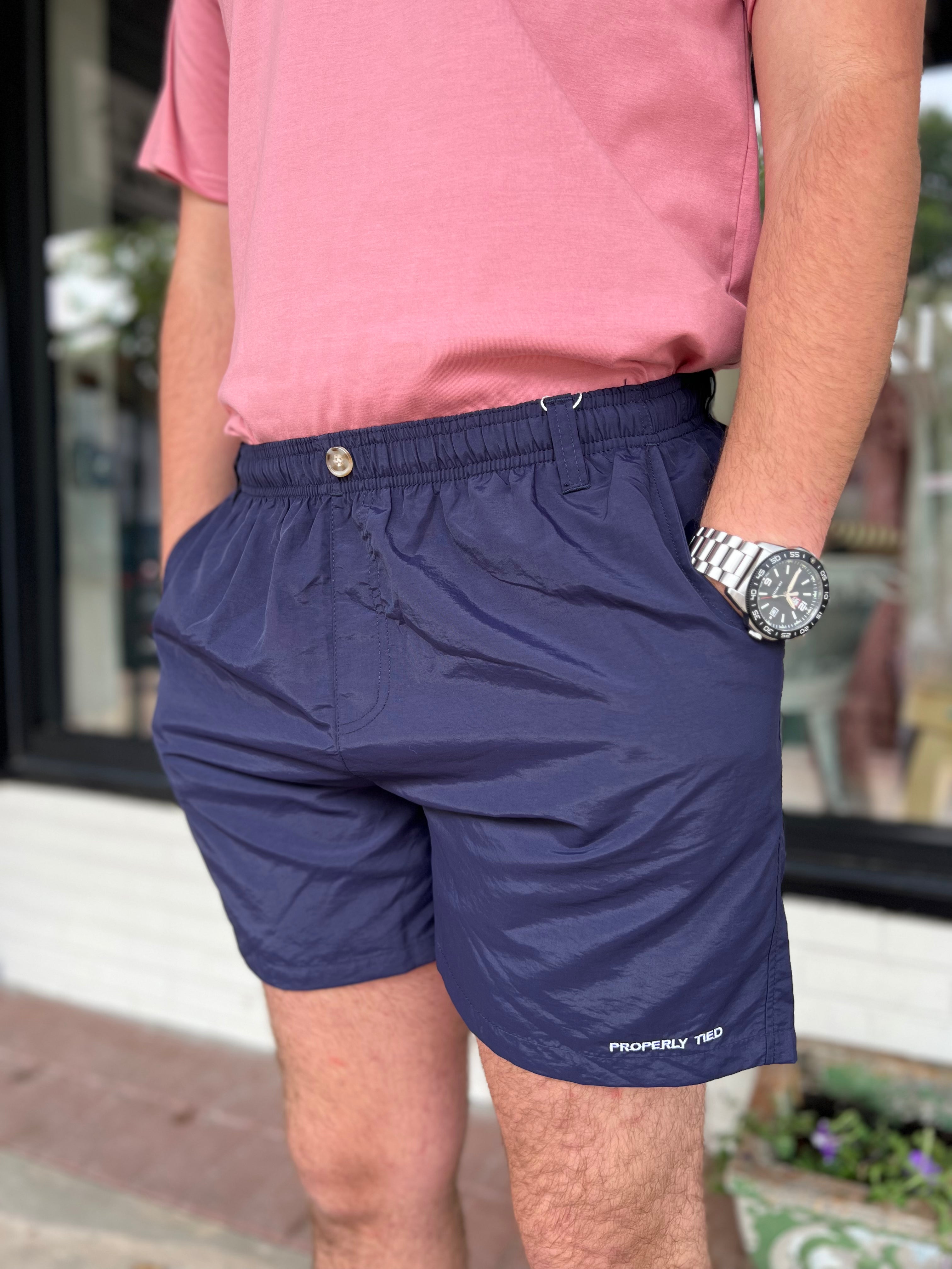 Mallard Short Navy - Properly Tied