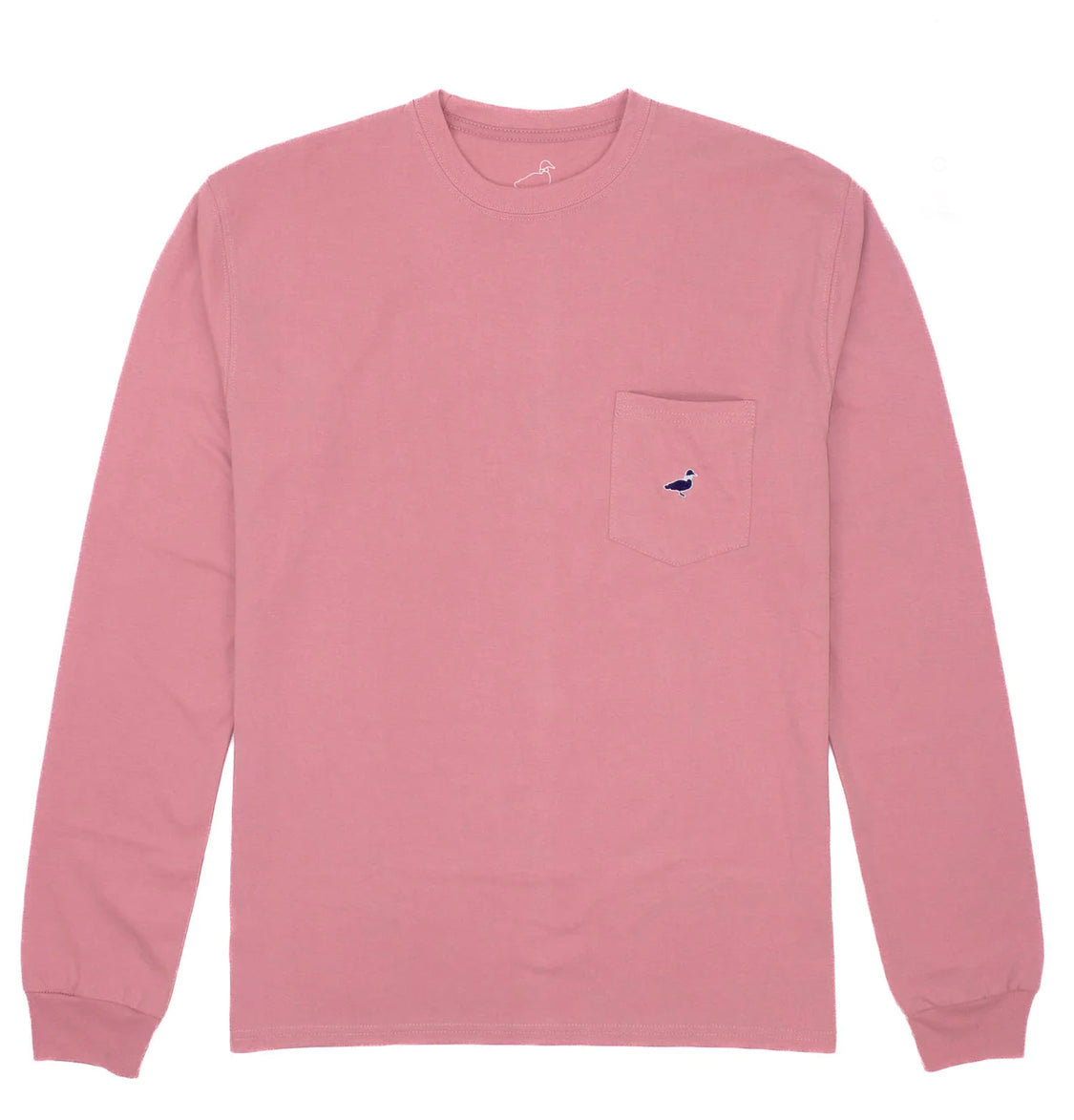 Properly Tied Parker Pocket Tee LS -Salmon