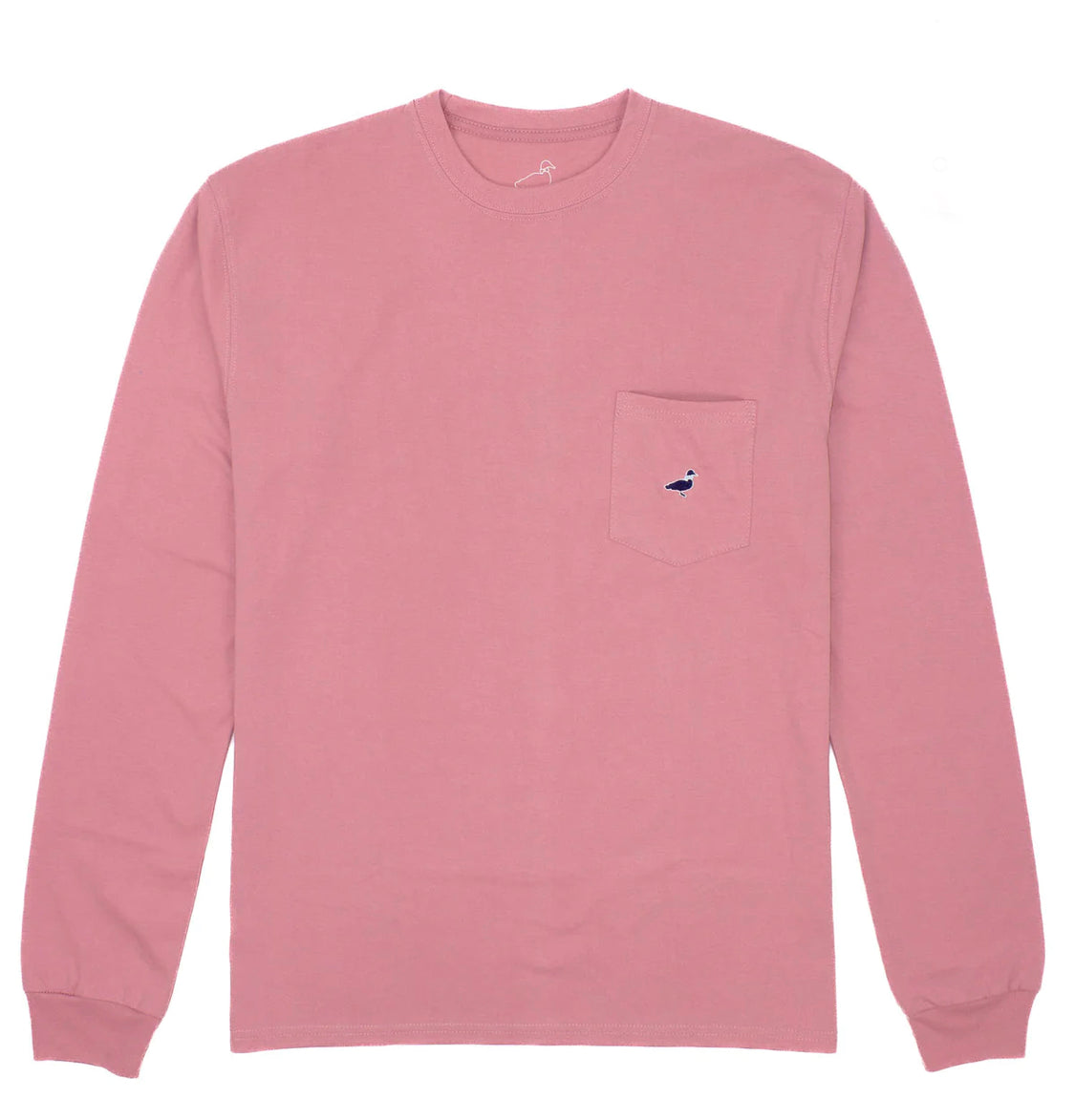 Parker Pocket Tee LS -Salmon