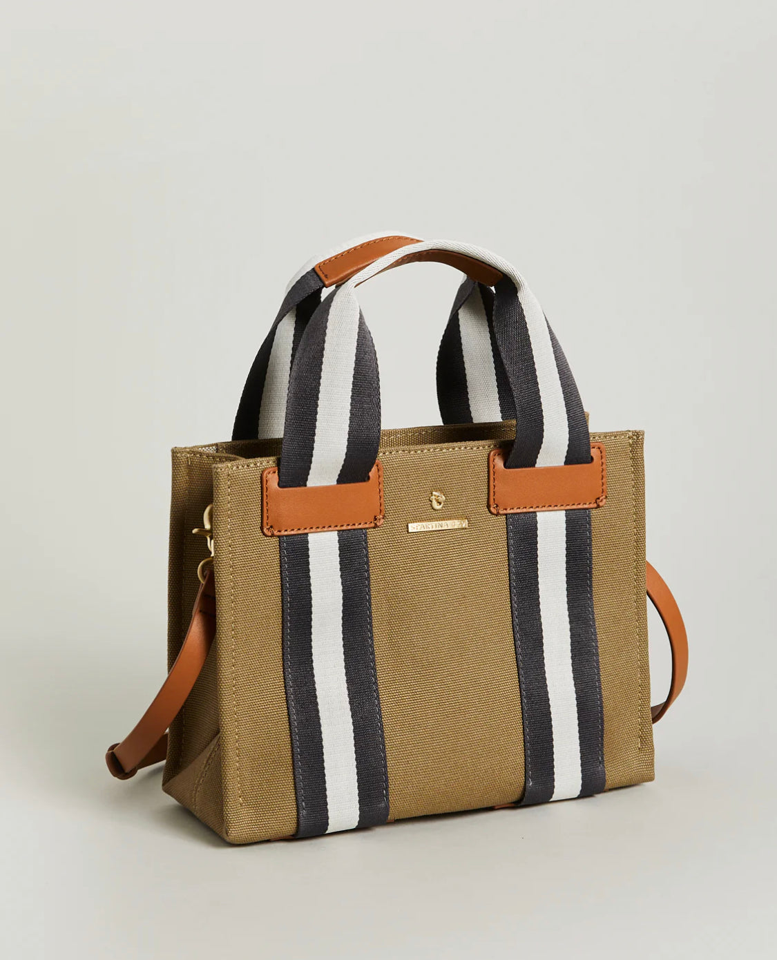 Charlie Crossbody Mini Tote -Olive