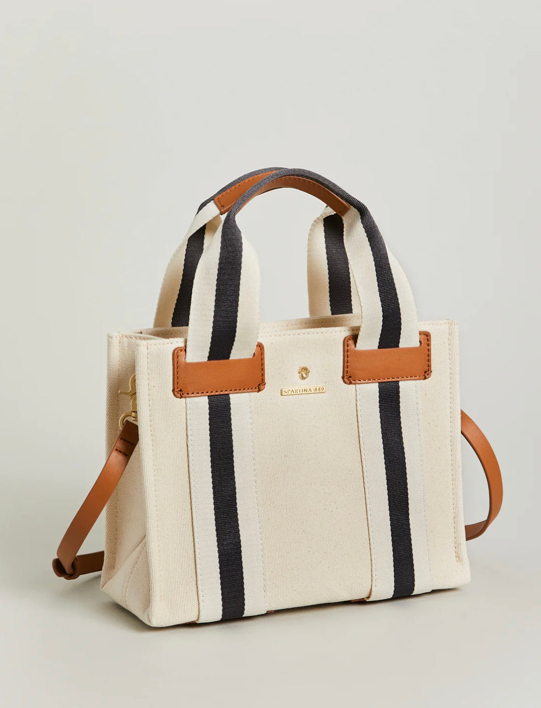 Charlie Crossbody Mini Tote -Cream