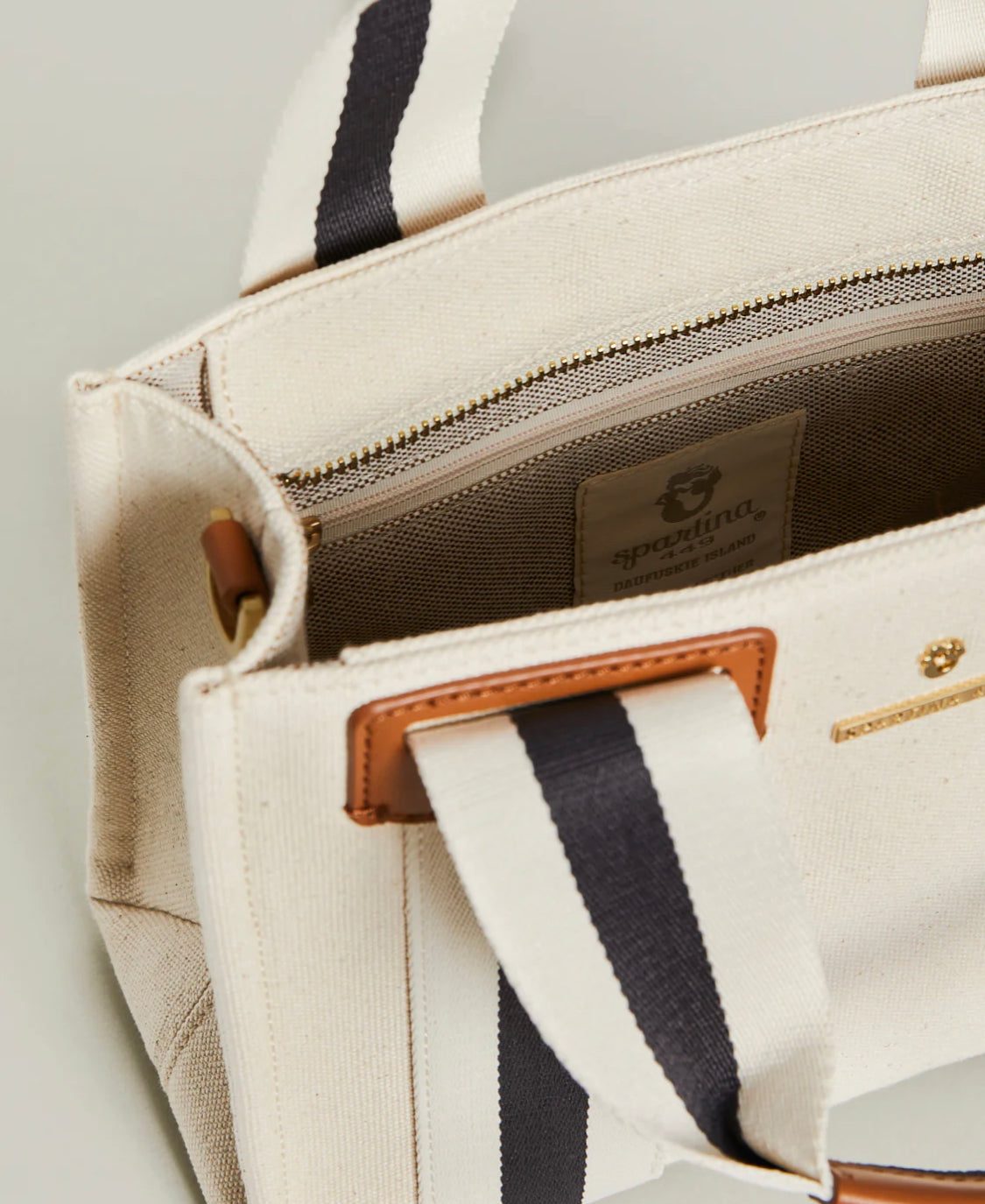 Charlie Crossbody Mini Tote -Cream