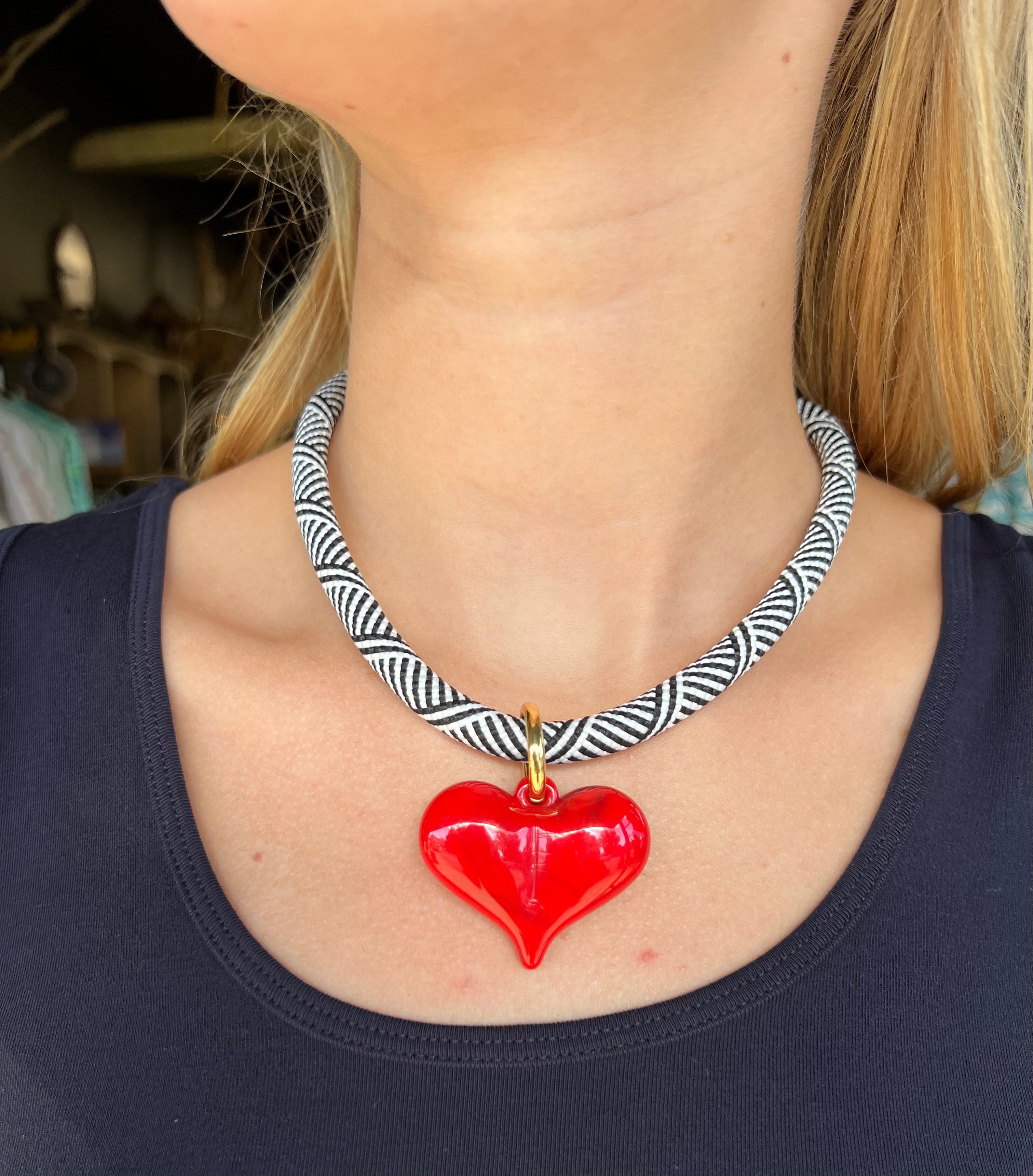 Red Heart Necklace