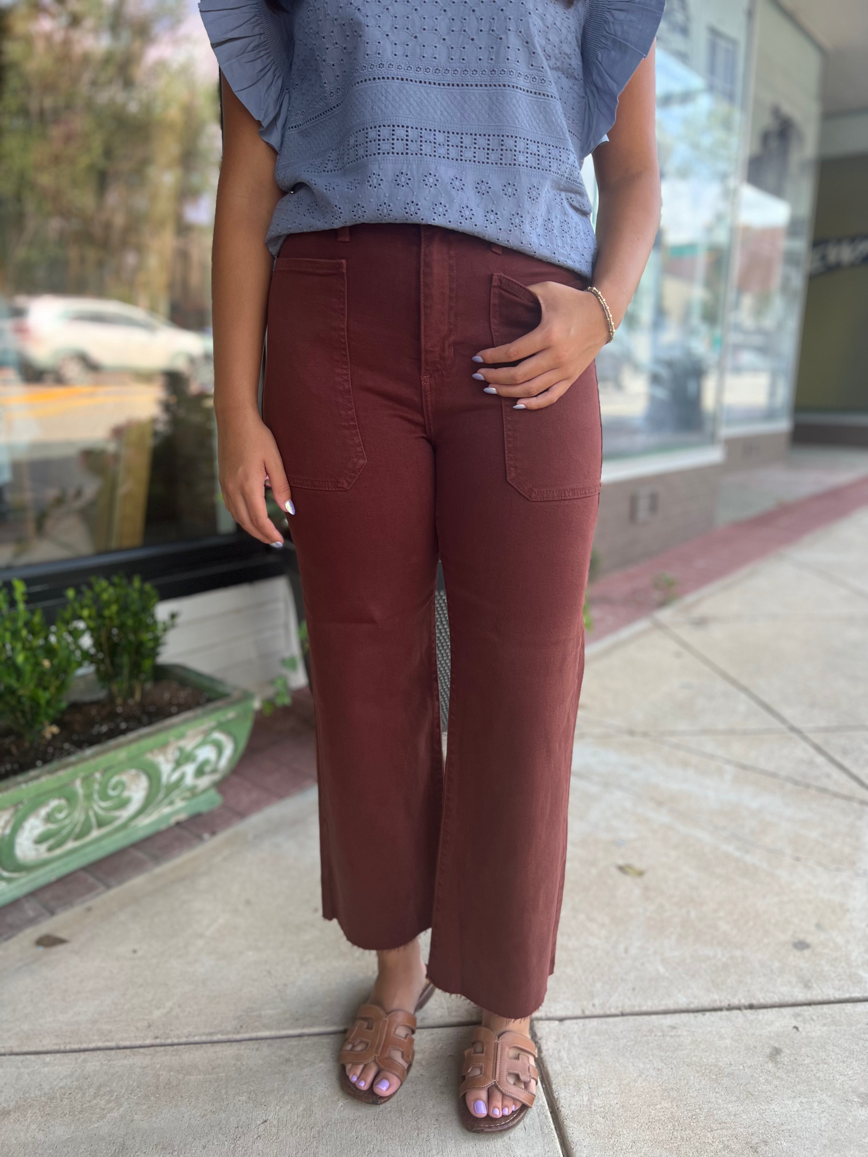 The Utility Wide Leg - Cinnamon