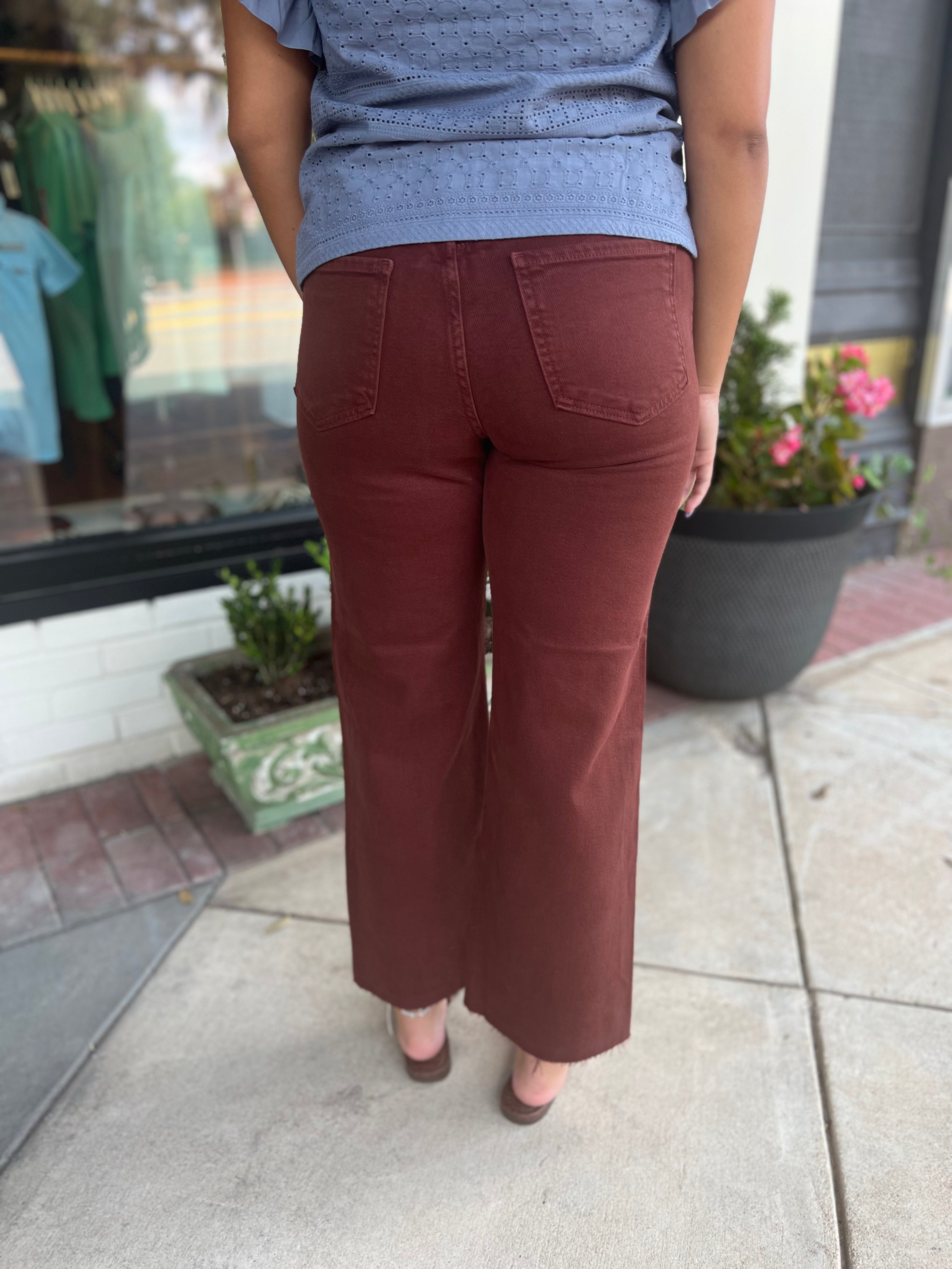 The Utility Wide Leg - Cinnamon