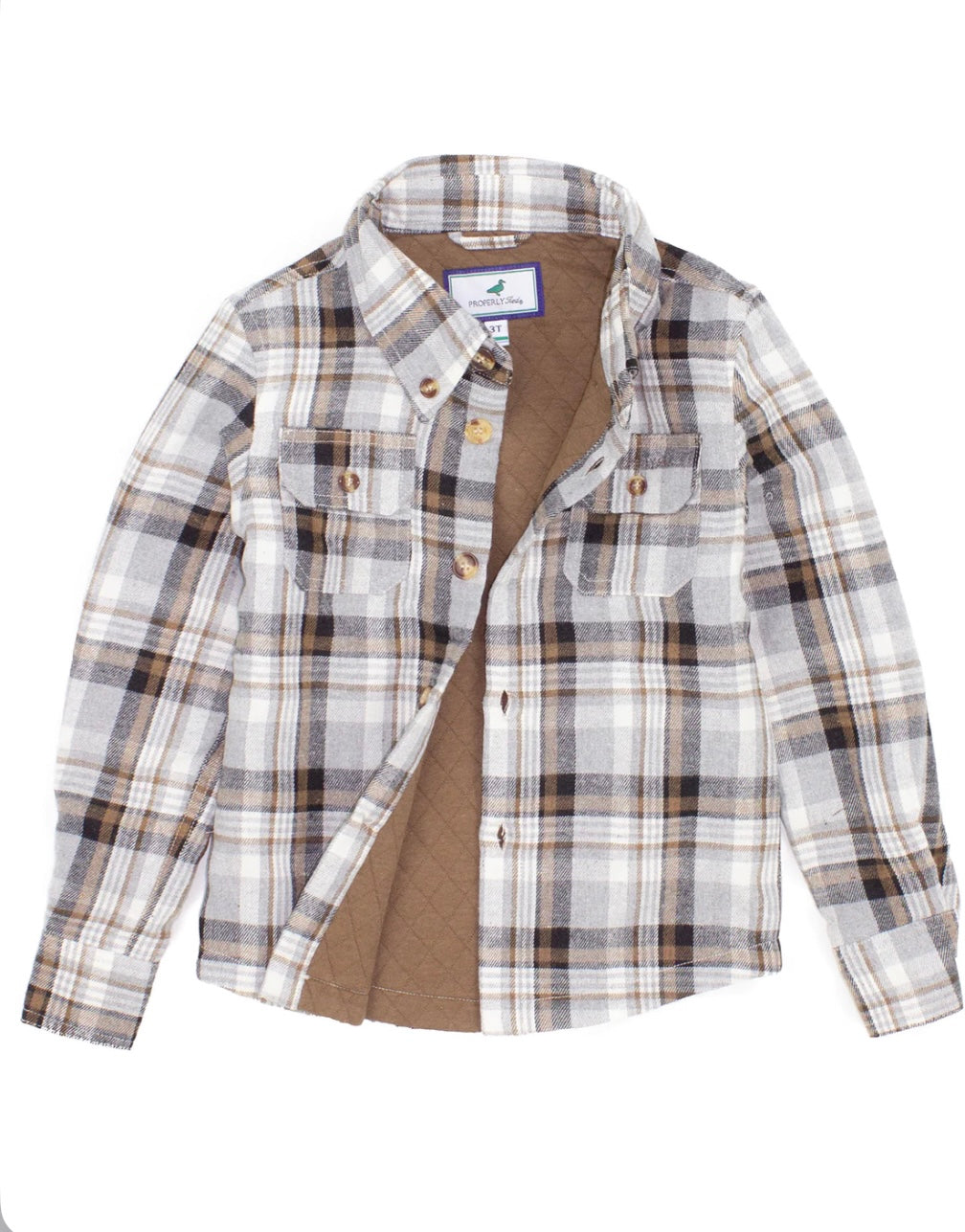 Properly Tied - Cypress Shirt Jacket (Barnwood)