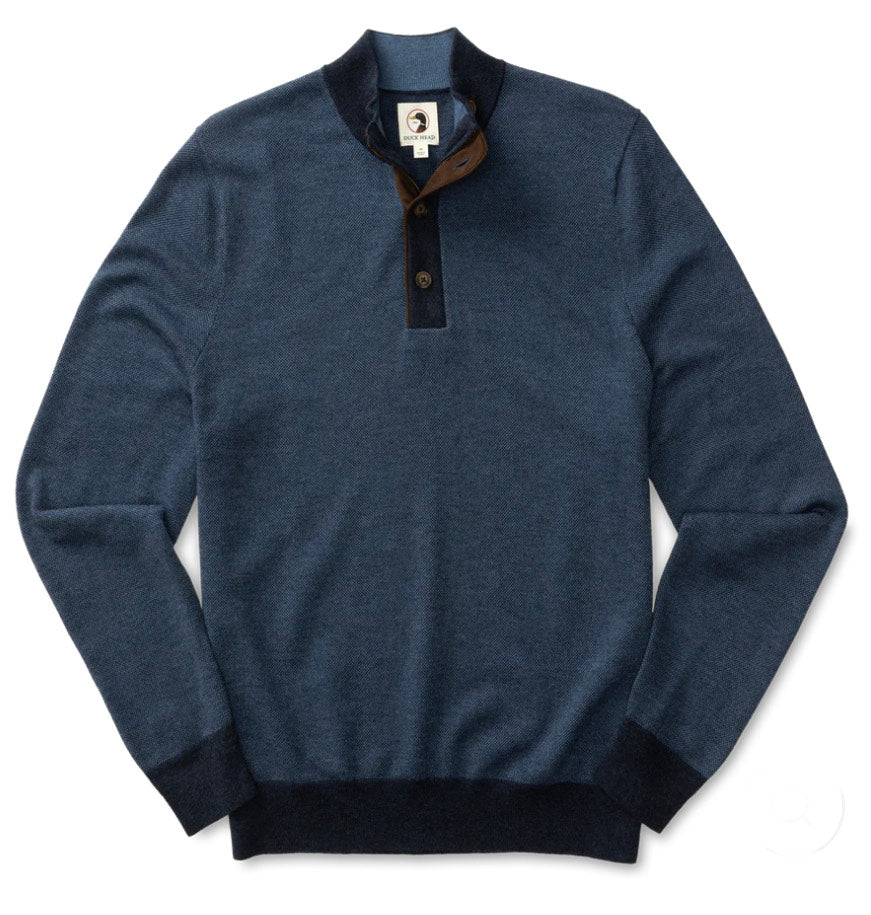 Duck Head - Canter Merino Pullover Sweater (Navy)