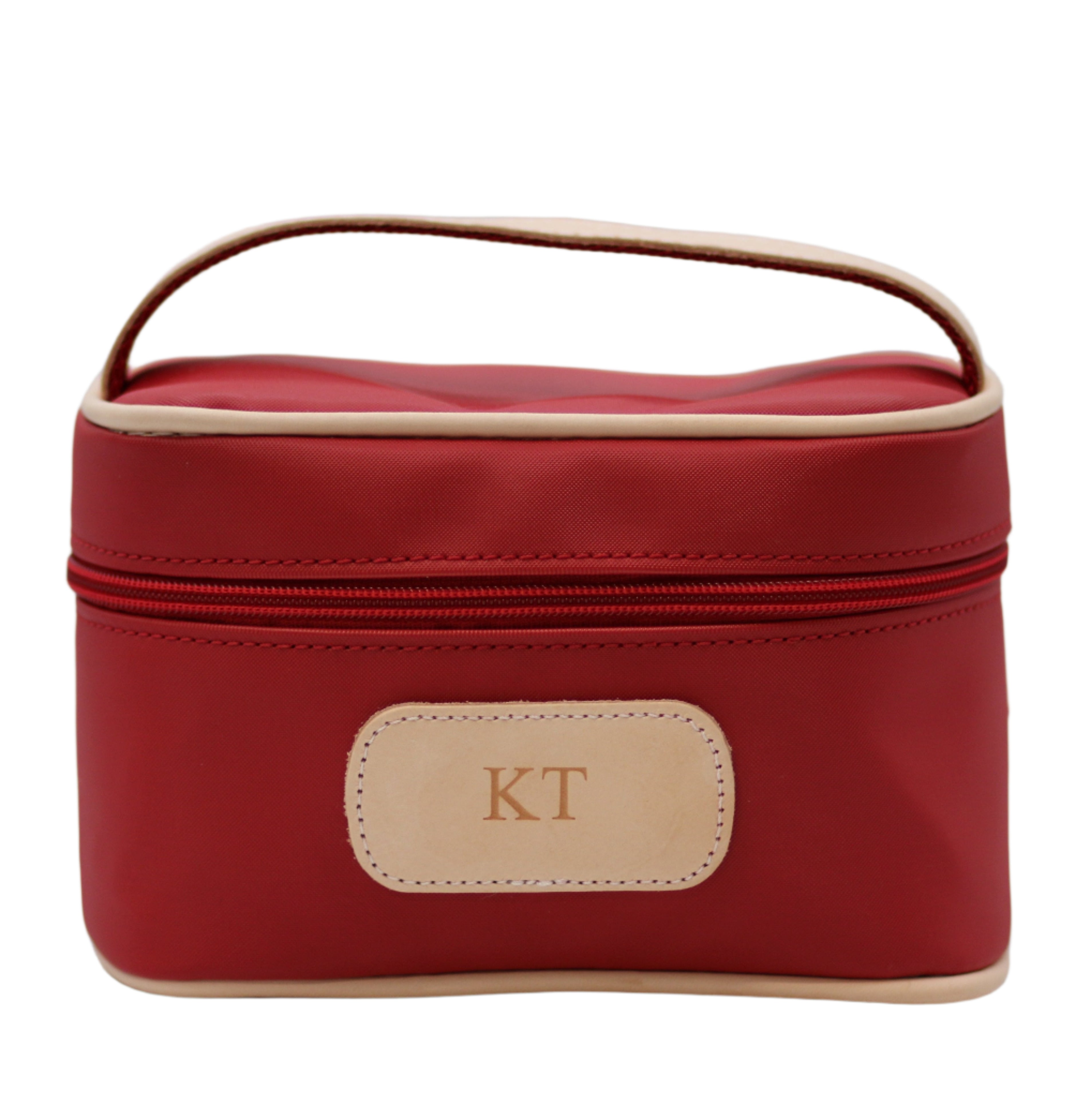 Jon Hart - Mini Makeup Case (Red Coated Canvas)