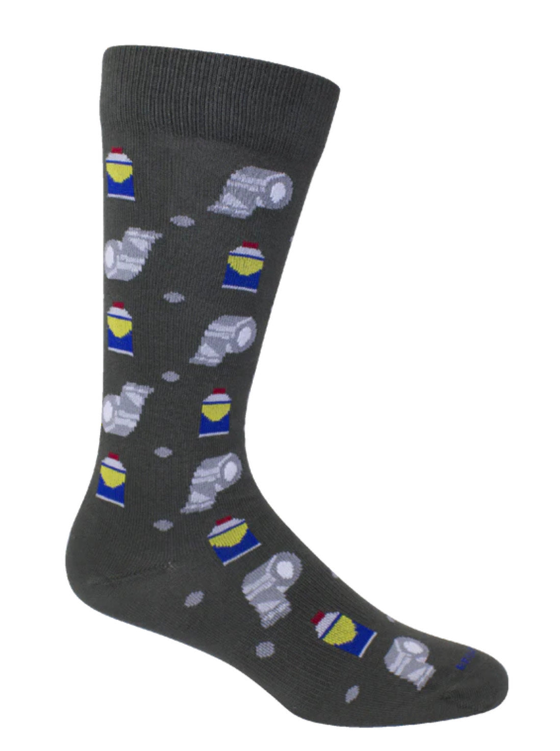 Brown Dog Socks - Fix It WD40 & Duct Tape (Sage)