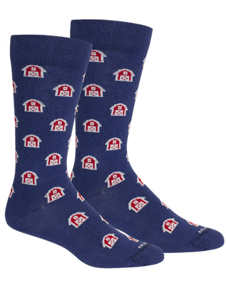 Brown Dog Socks - Barn (Insignia Blue)