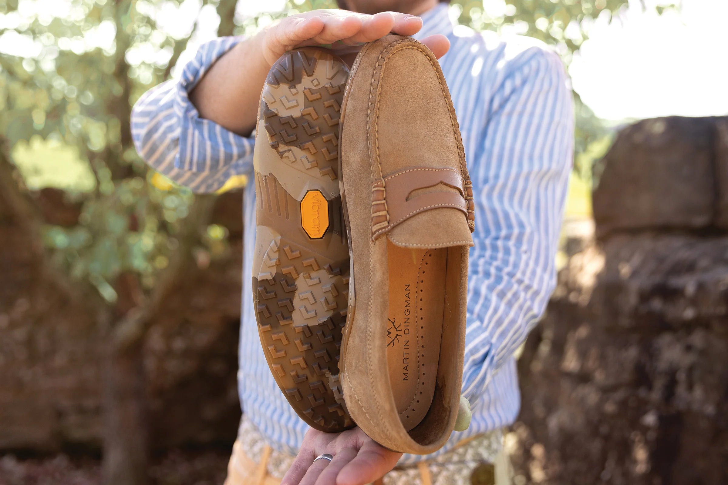 Martin Dingman - Bill Suede Loafer (Khaki)