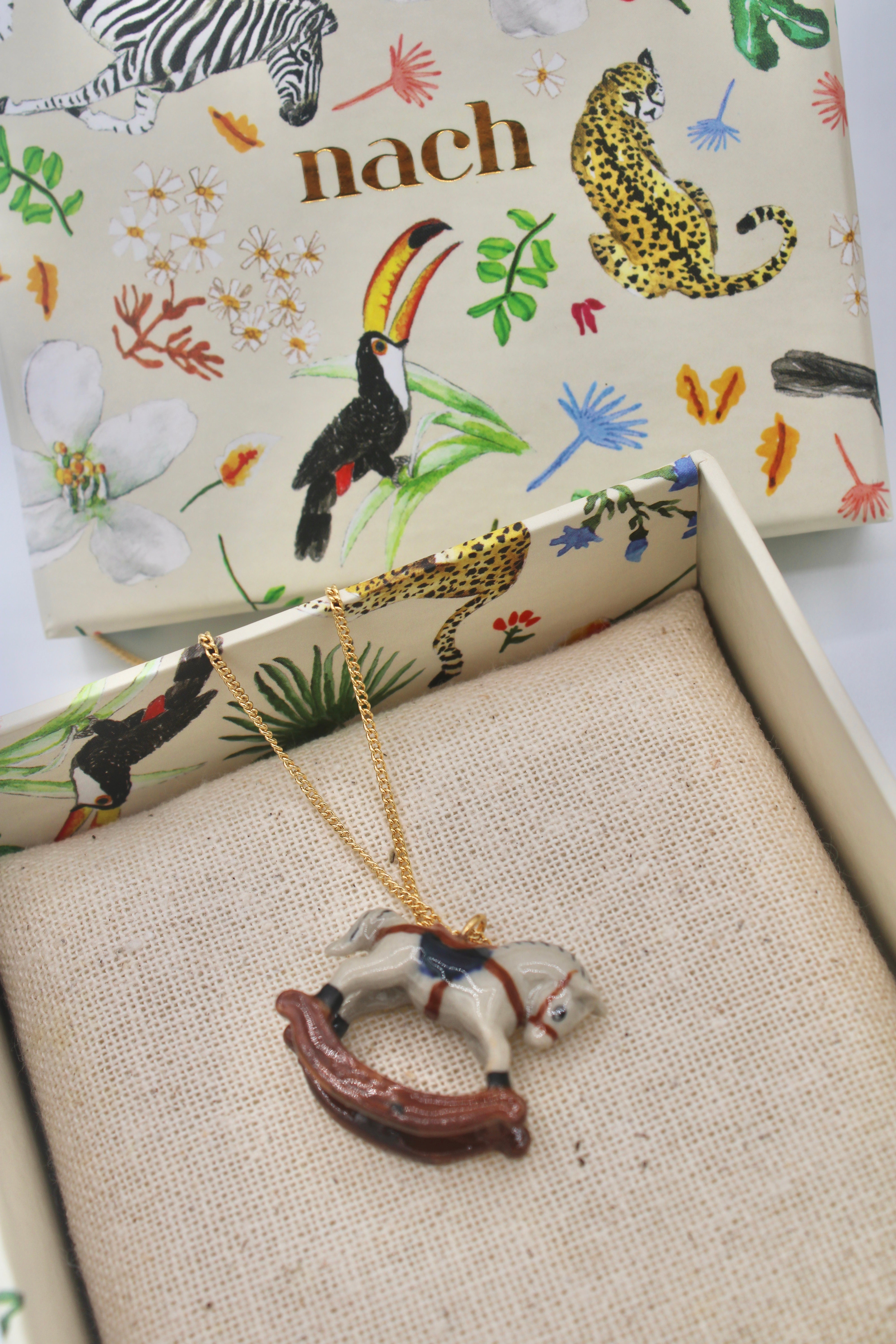 Nach - Rocking Horse Mini Gold Necklace