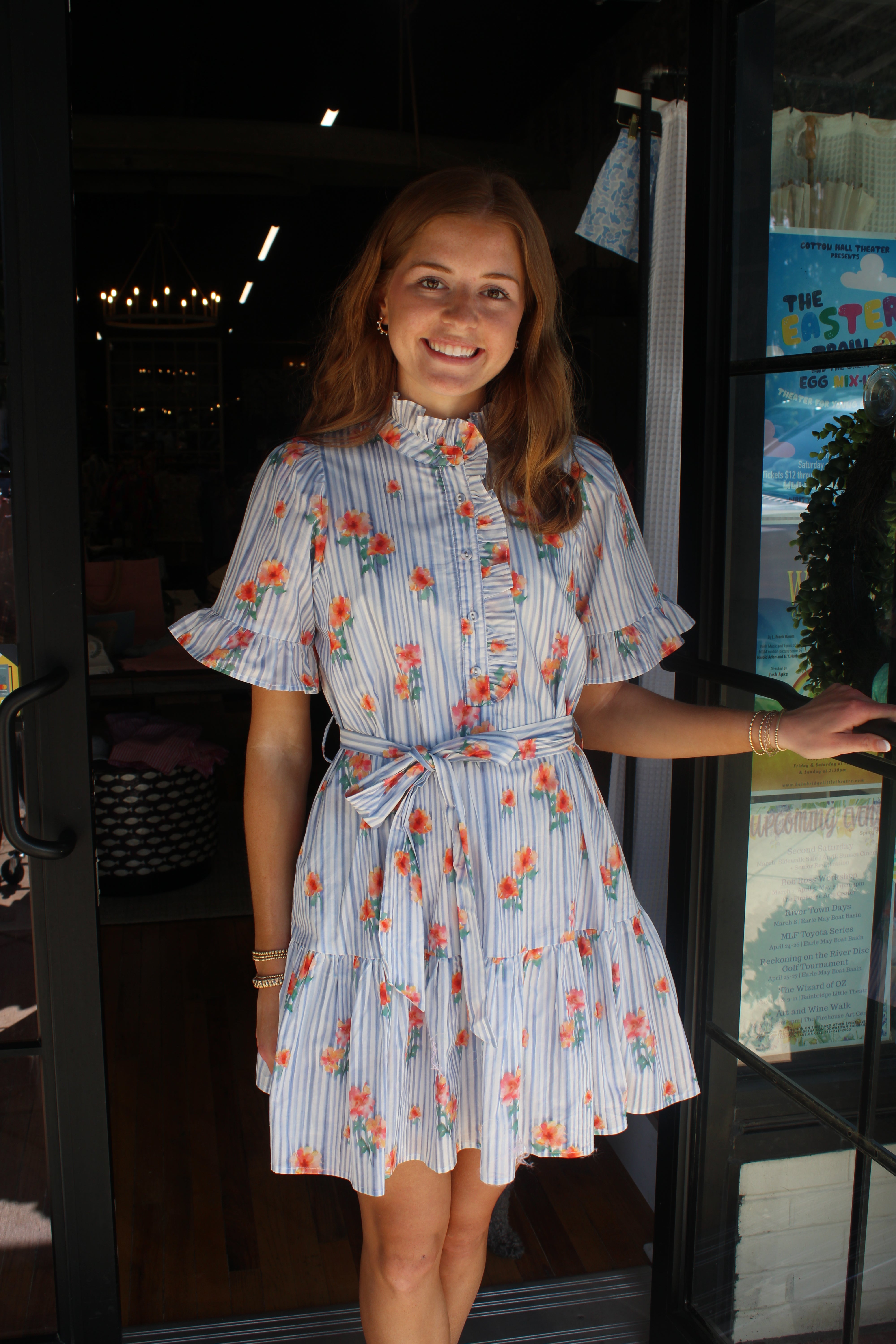 Flora Mae Dress (Blue)