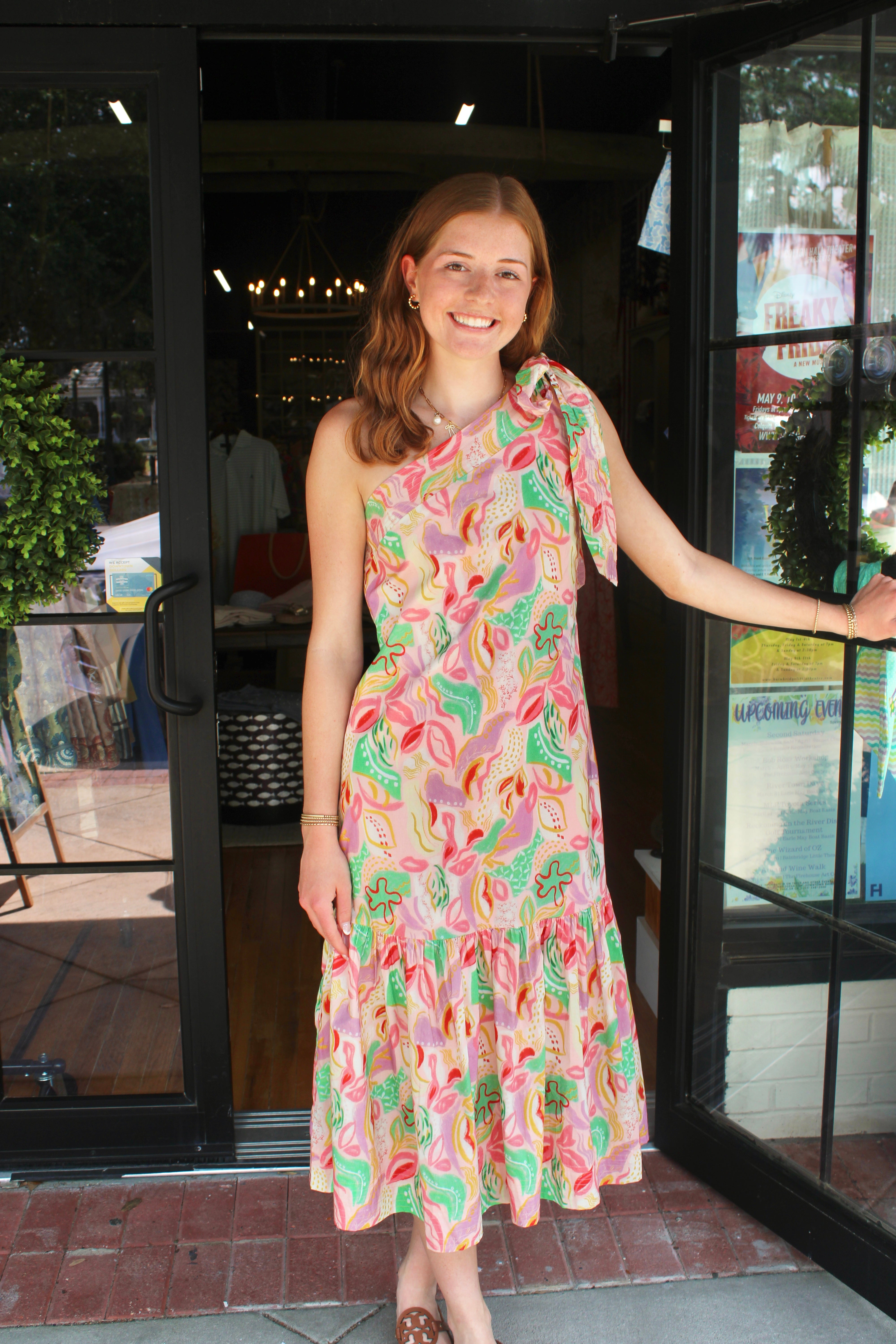 Sonya Midi Dress (Multi)