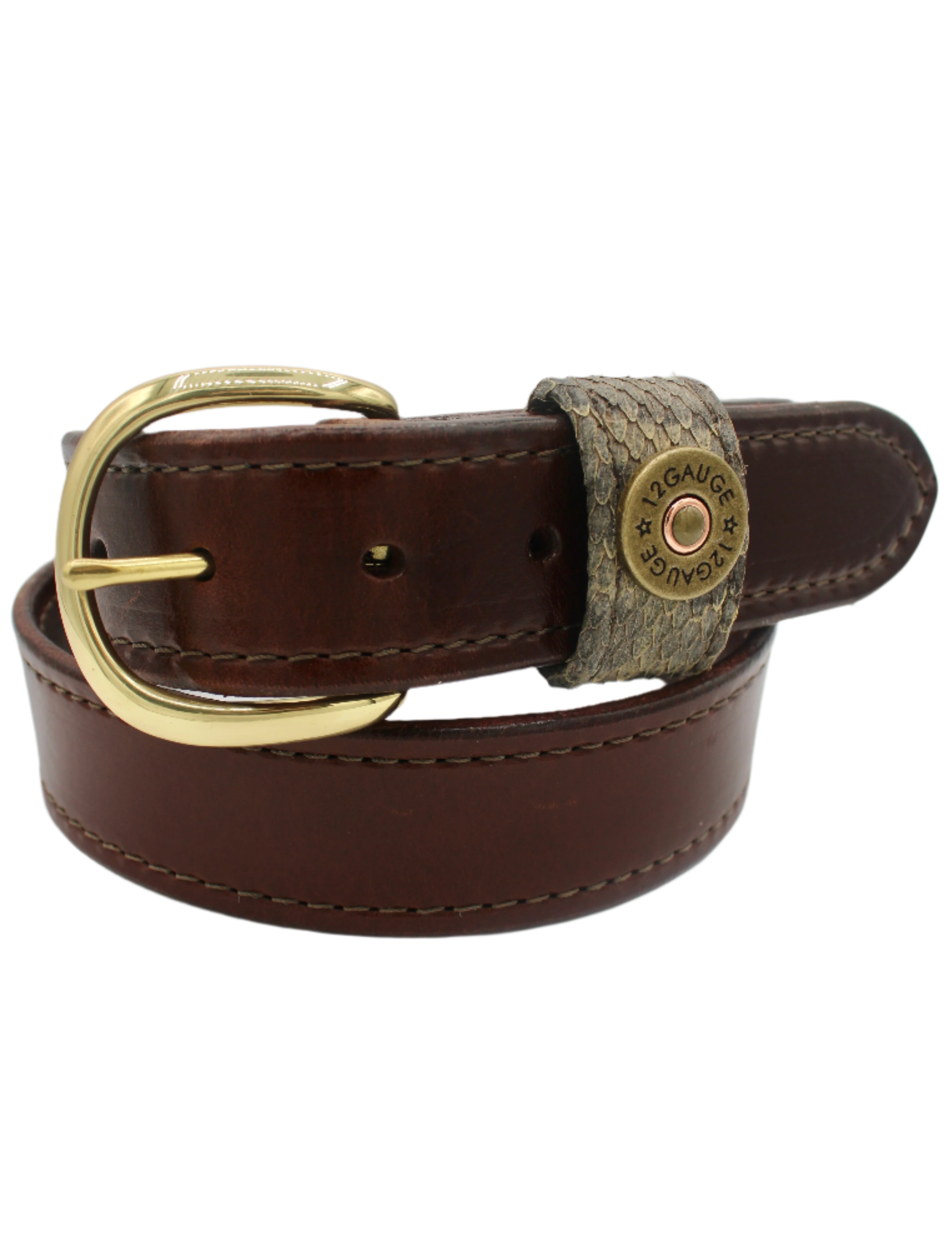 Bull & Briar - Leather Belt (Shotgun Snake Keeper)