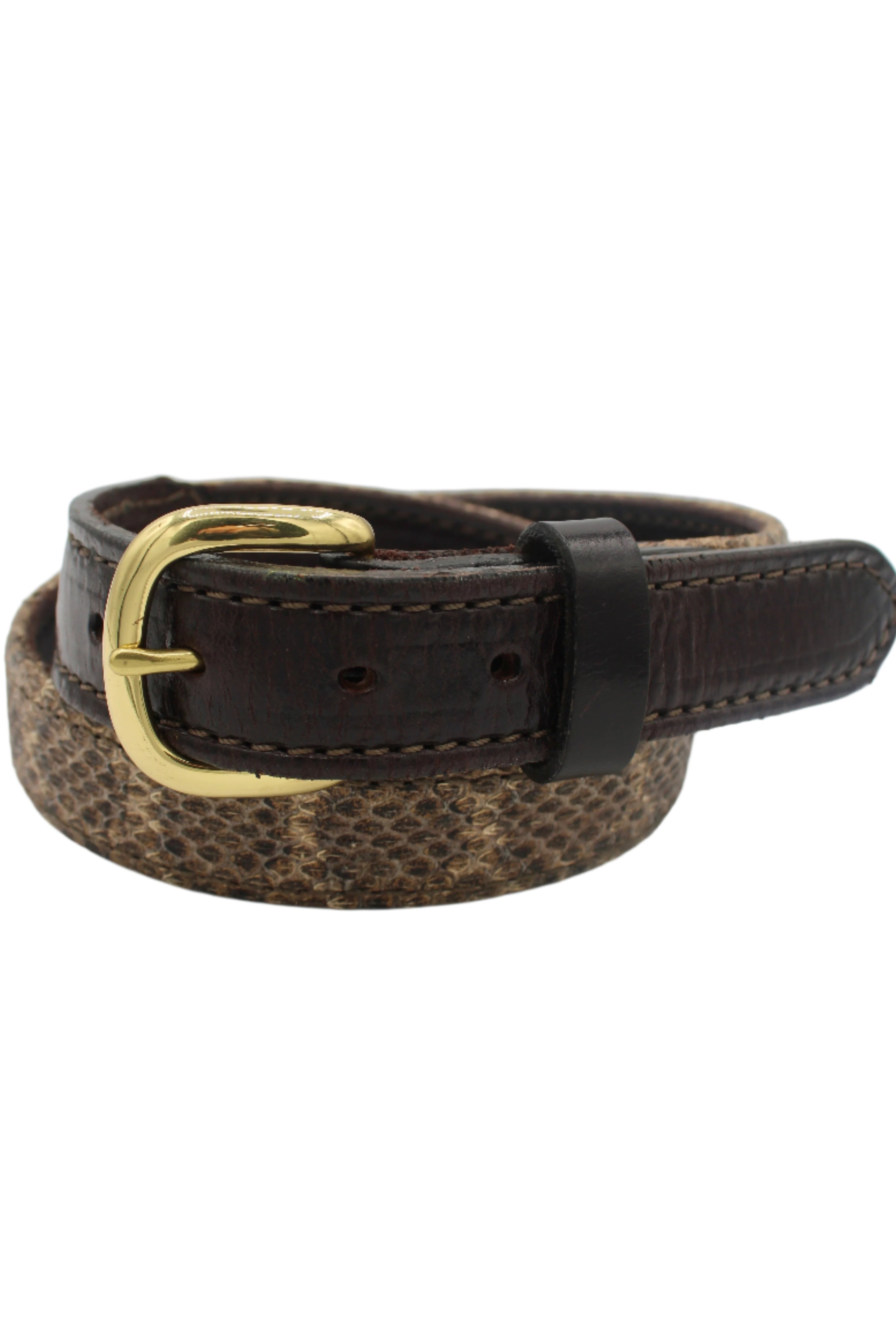 Bull & Briar - Leather & Rattlesnake Belt